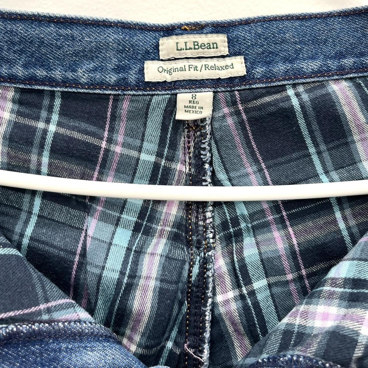 L.L. Bean L.L. Bean Original Relaxed Flannel Lined Denim Jeans Size 8 Size 30" / US 8 / IT 44 - 5 Thumbnail