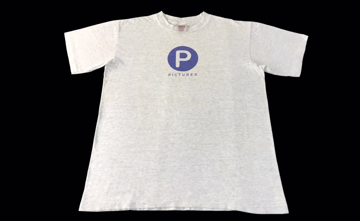 Designer 90s Oneita Power T Picture Big Logo Printed Tee Size US L / EU 52-54 / 3 - 1 Thumbnail