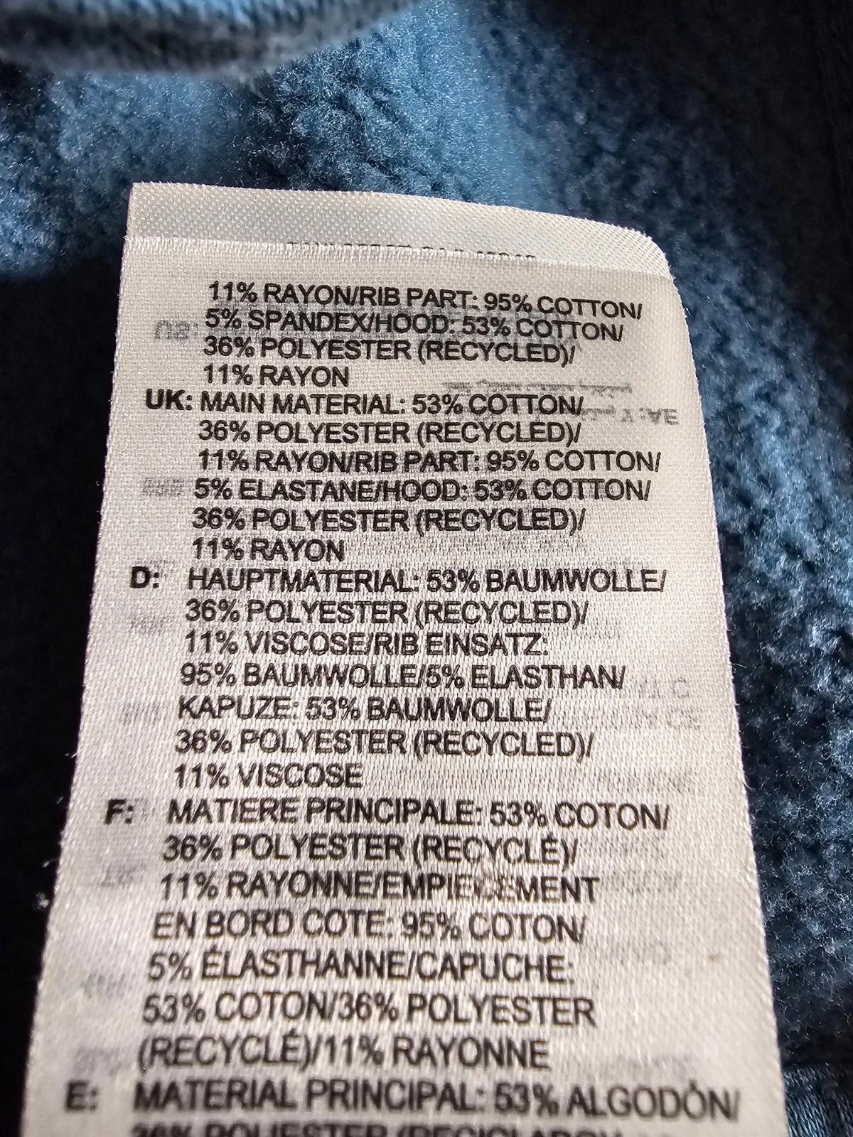 Adidas Adidas All Over Print blue Pullover Hoodie Sweatshirt Mens L Size US L / EU 52-54 / 3 - 5 Thumbnail