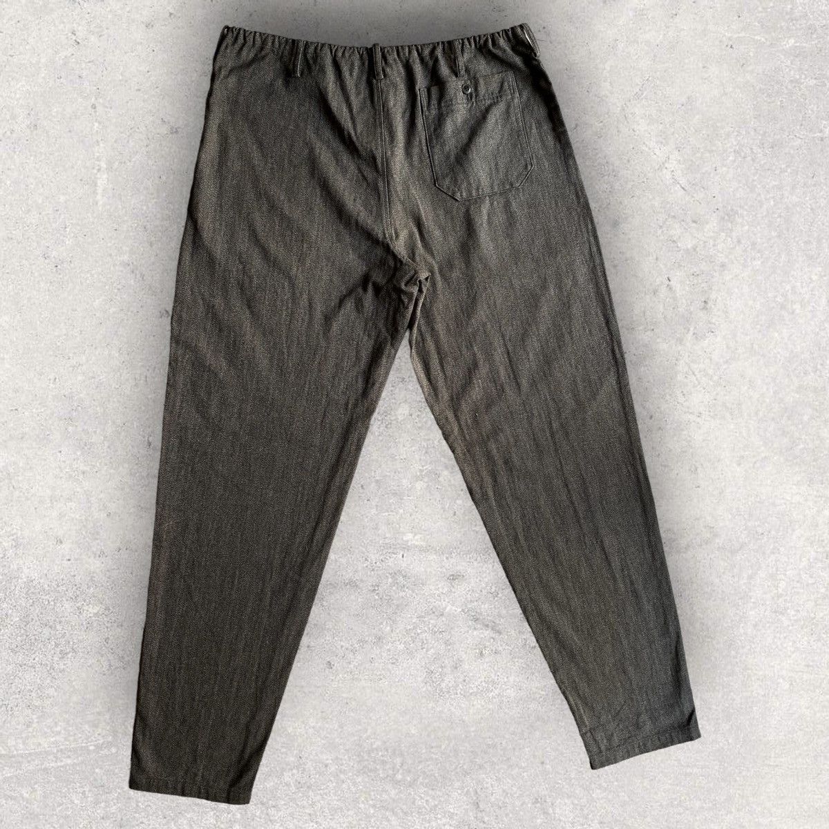 Yohji Yamamoto Y’s For Men Herringbone Relax Drawstring Pants Size US 34 / EU 50 - 3 Thumbnail