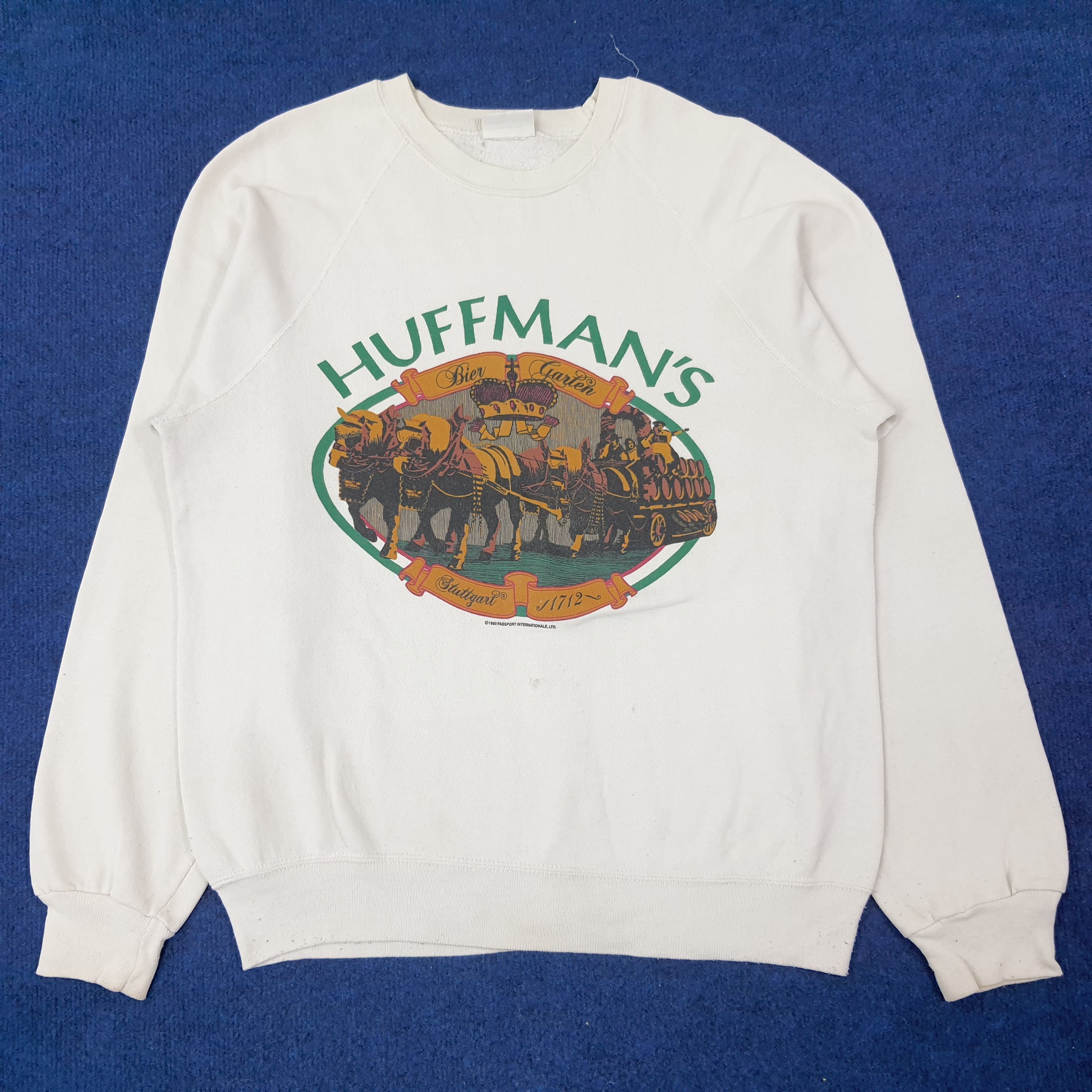 Designer Vintage Huffman's Sweatshirt C241N18 Size US M / EU 48-50 / 2 - 1 Thumbnail
