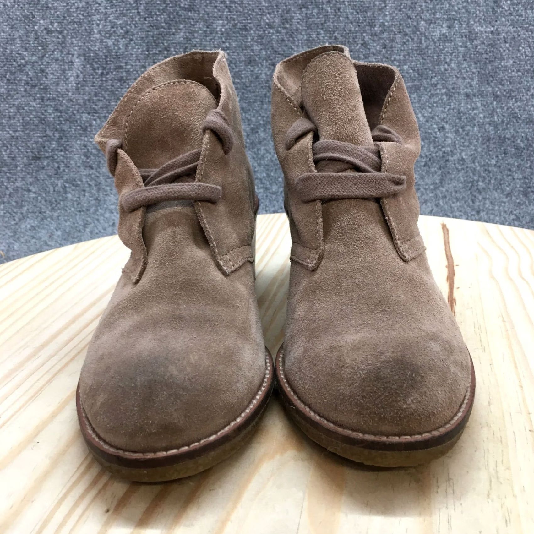 Dolce Vita Dolce Vita Boots Womens 9 Casual Lace Up Ankle Bootie Brown Suede Block Heels Boots Brown Suede Block Heels Womens 9 Size US 9 / IT 39 - 4 Thumbnail