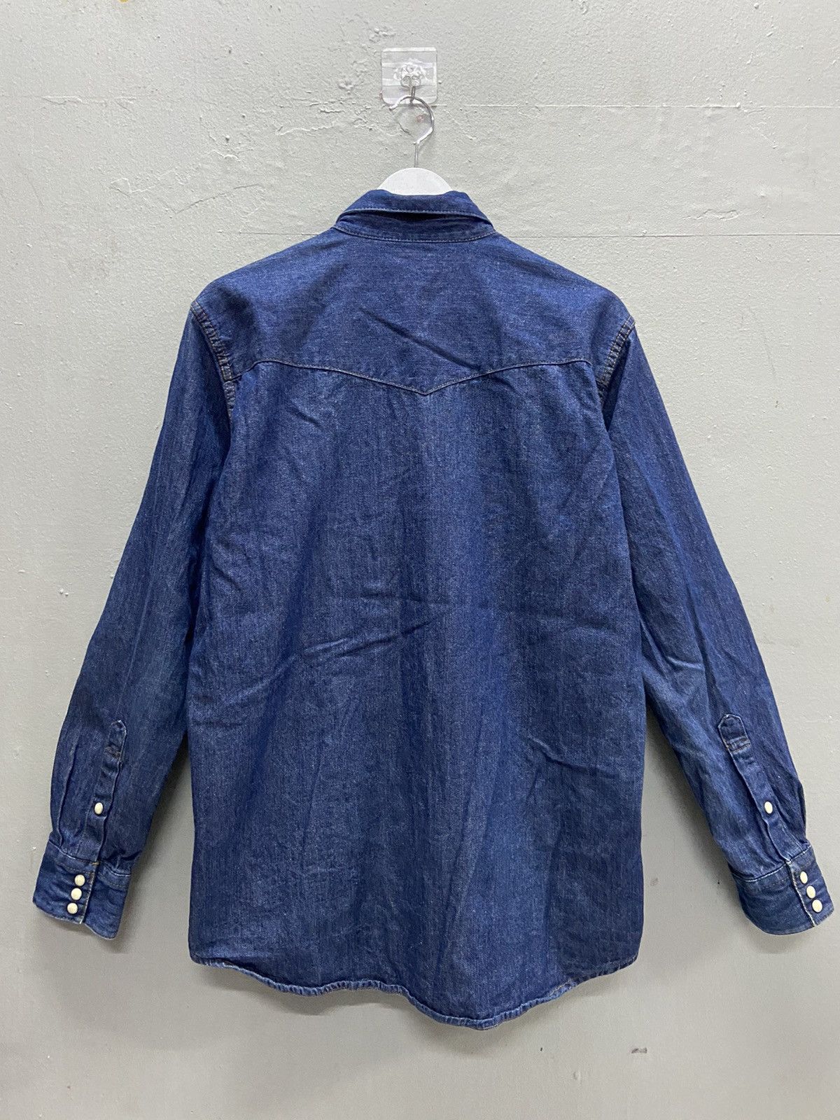 GU GU UNIQLO SNAP BUTTON DENIM JACKET Size US L / EU 52-54 / 3 - 2 Thumbnail