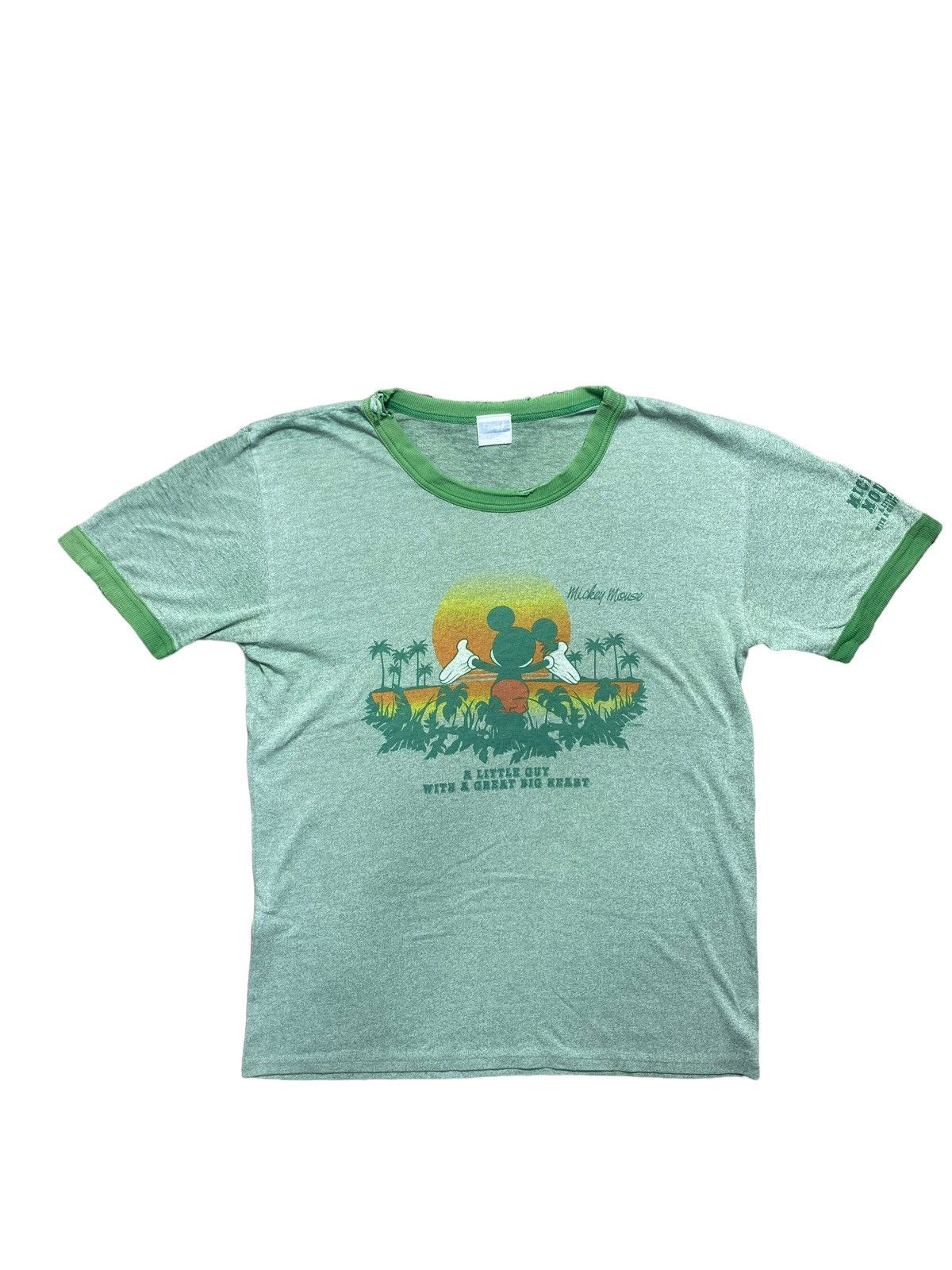 VINTAGE MICKEY MOUSE RINGER CALIFORNIA HAWAII TEE