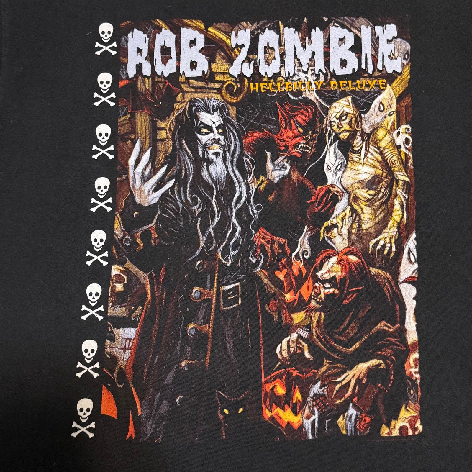 Band Tees × Vintage Vintage 1998 Rob Zombie Hellbilly Deluxe Shirt XL Pentagram Size US XL / EU 56 / 4 - 3 Thumbnail