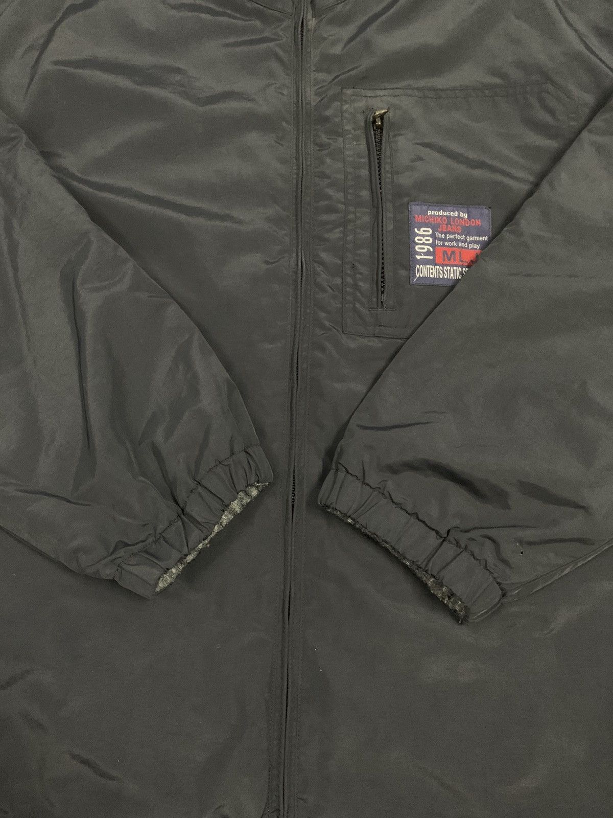 Michiko Koshino London Vintage Michiko London Jeans Reversible Fleece Core Jacket Size US L / EU 52-54 / 3 - 9 Thumbnail