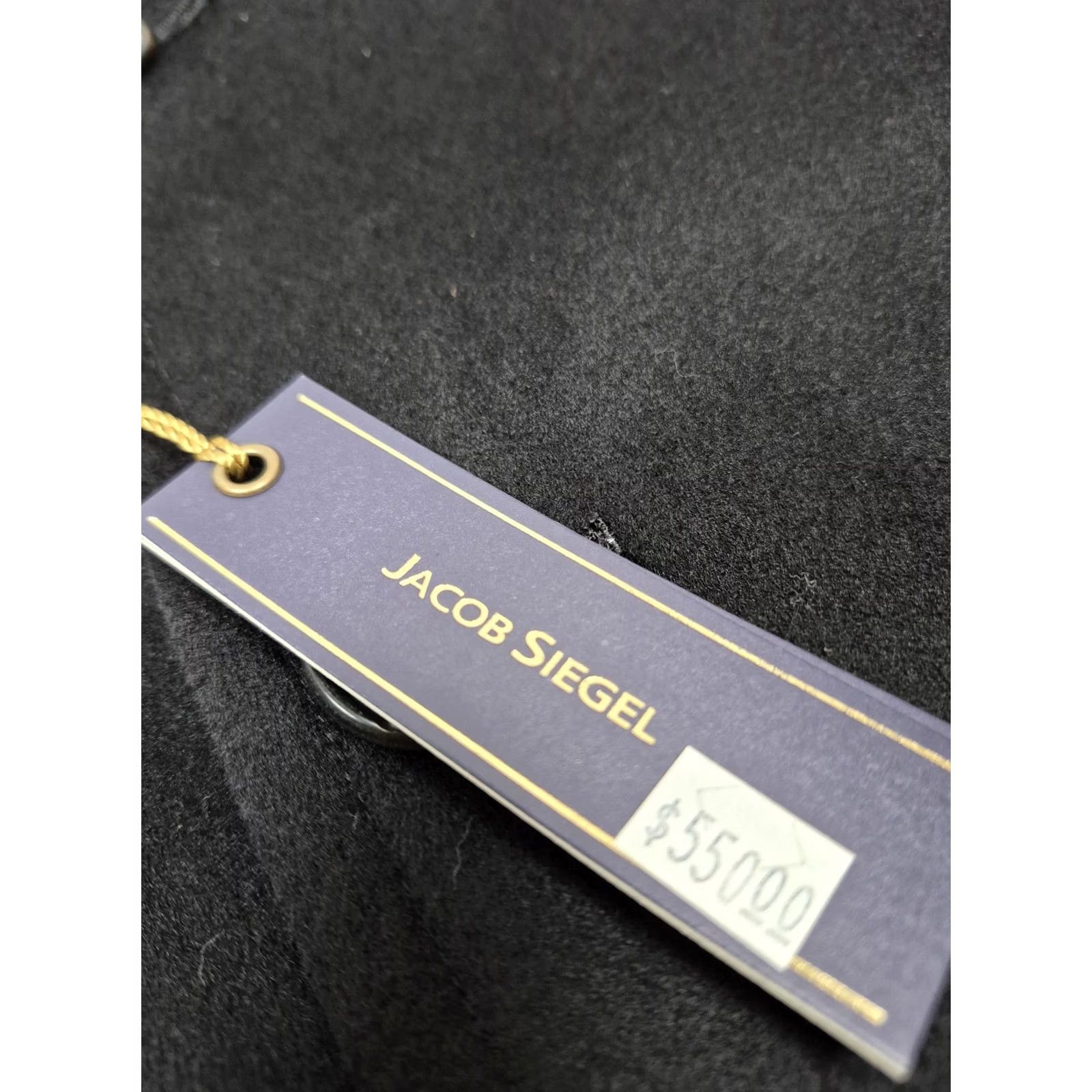 Vintage Jacob Siegel Mens 44L Black Wool Loro Piana Storm System Winter Overcoat Size US S / EU 44-46 / 1 - 2 Thumbnail