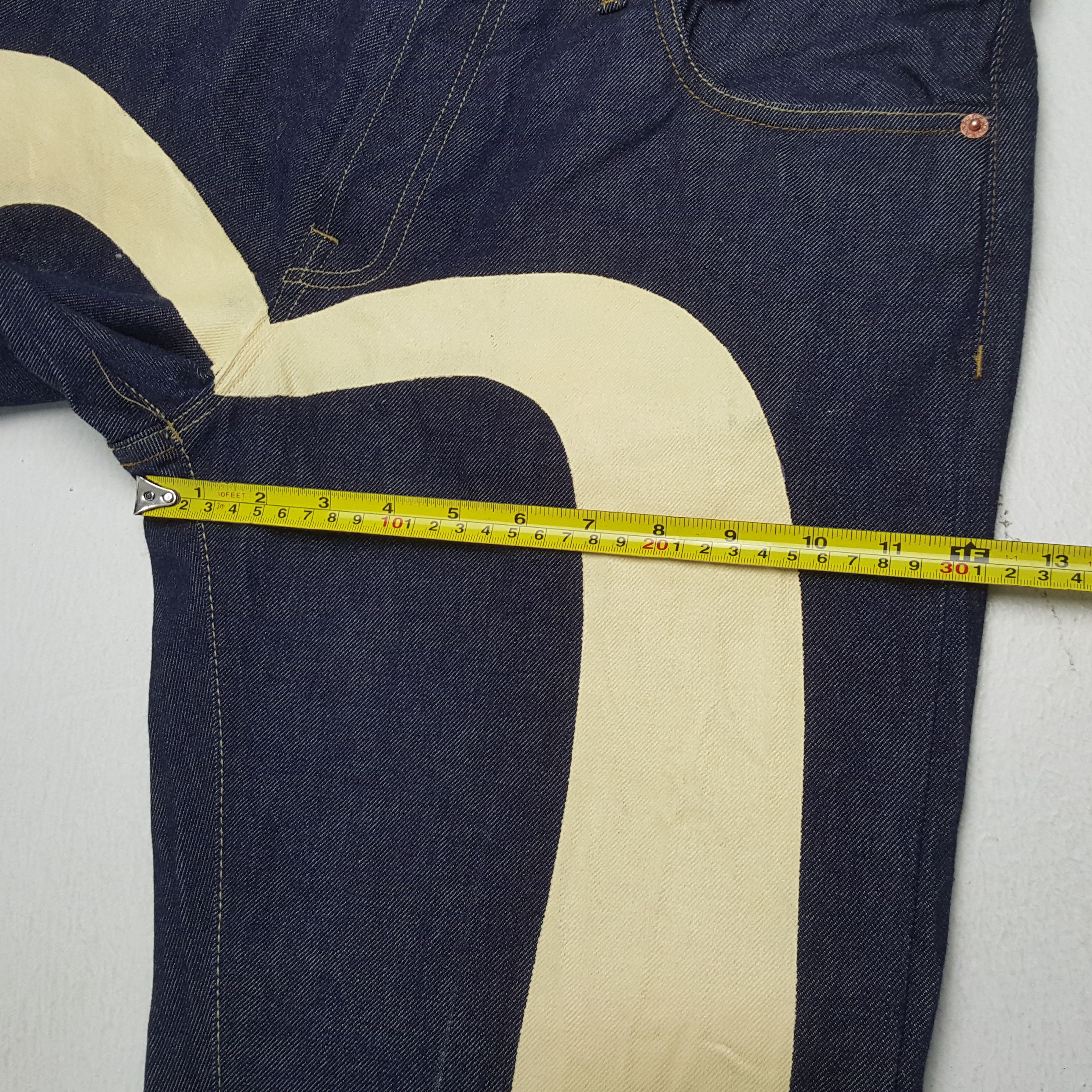 Japanese Brand × Vintage EVISU Japanese Brand Streetwear Custom Daicock Jeans Size US 32 / EU 48 - 9 Thumbnail