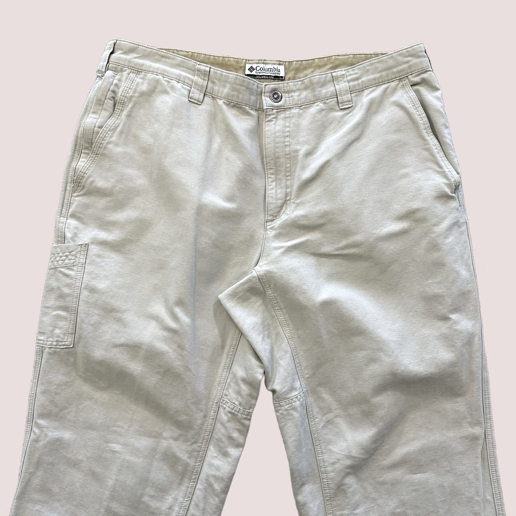 Vintage Columbia Pants Mens 38x33 Stonewash Ridge Utility Pant Rugged Outdoor Straight Jeans Chino Casual Size US 38 / EU 54 - 1 Thumbnail