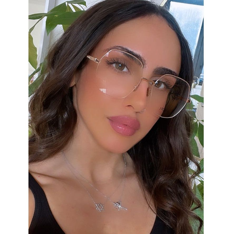 image of New Dior UltraDioro S1U Eyeglasses Frames In Rose Gold, Women's