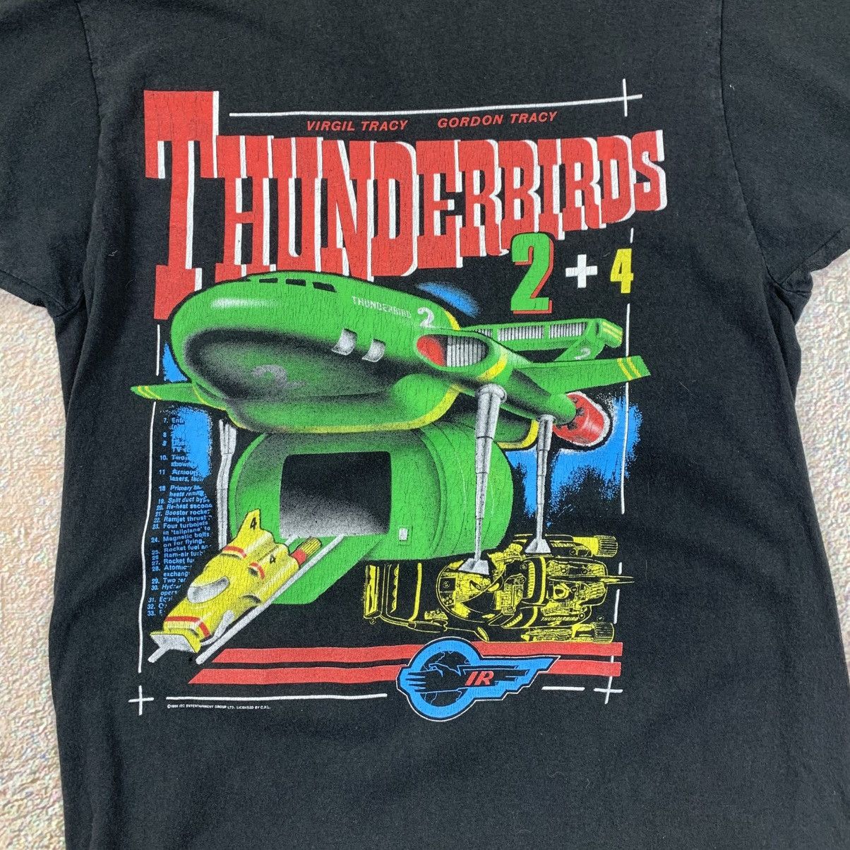 Vintage Vintage 1991 Thunderbirds T shirt Size US S / EU 44-46 / 1 - 2 Thumbnail