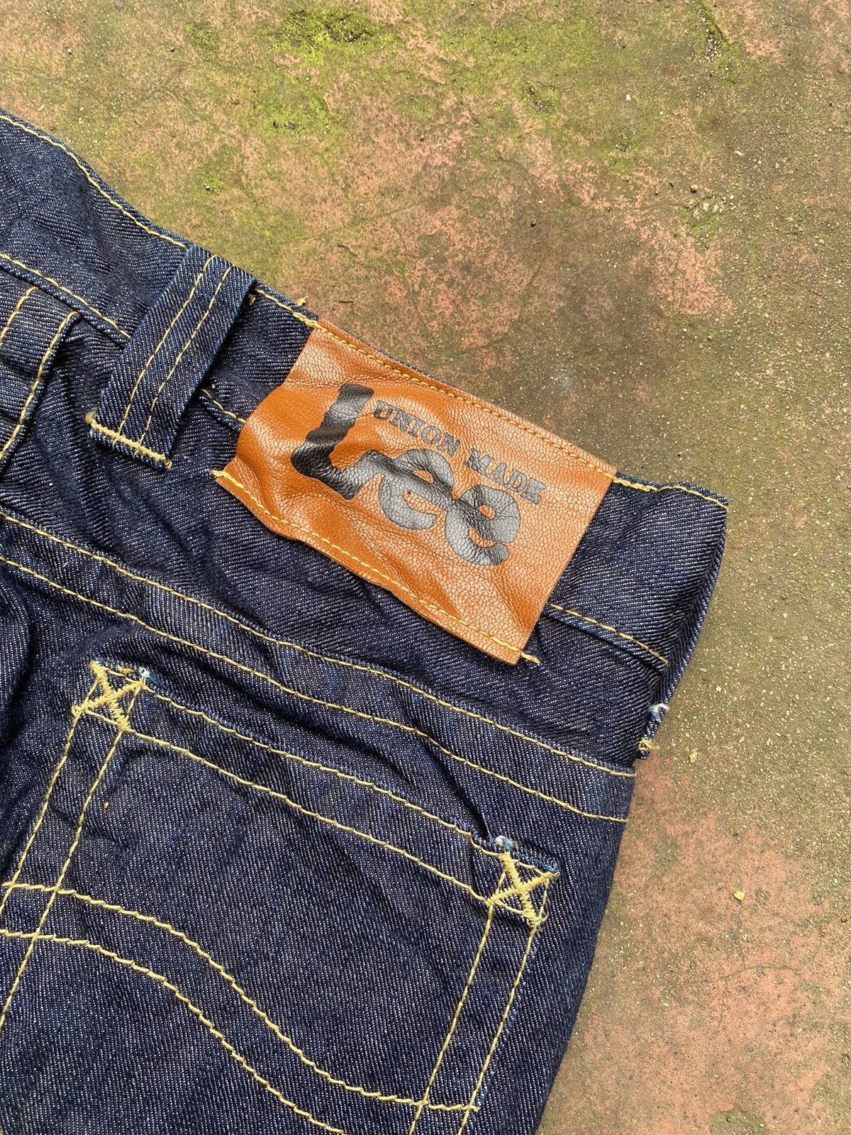 Studio D'Artisan Lee Union Made Japan Raw Indigo Denim Jeans Size US 32 / EU 48 - 4 Thumbnail