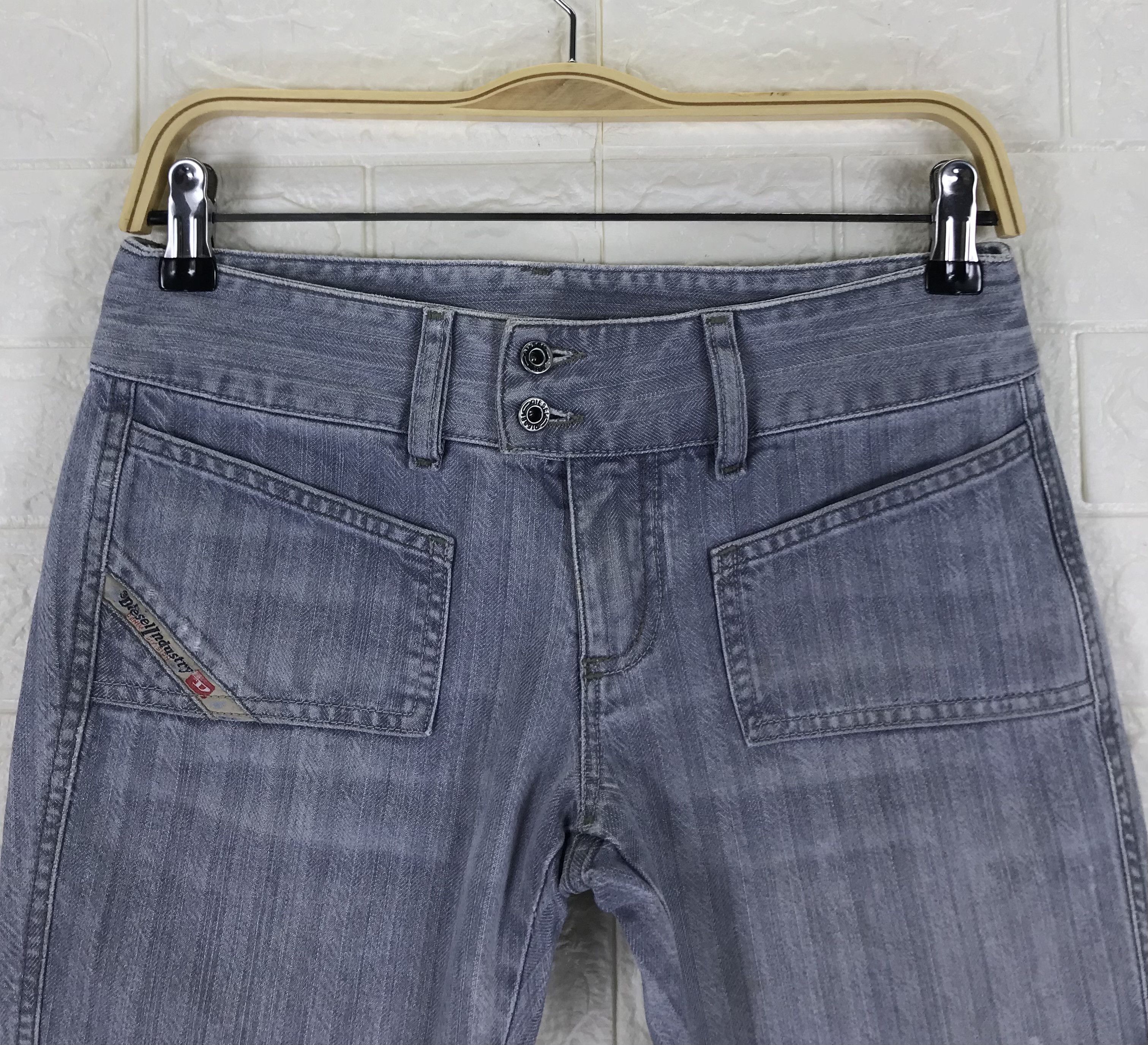 Diesel Vintage Diesel Striped Design Flare Jeans Size 26" / US 2 / IT 38 - 2 Thumbnail