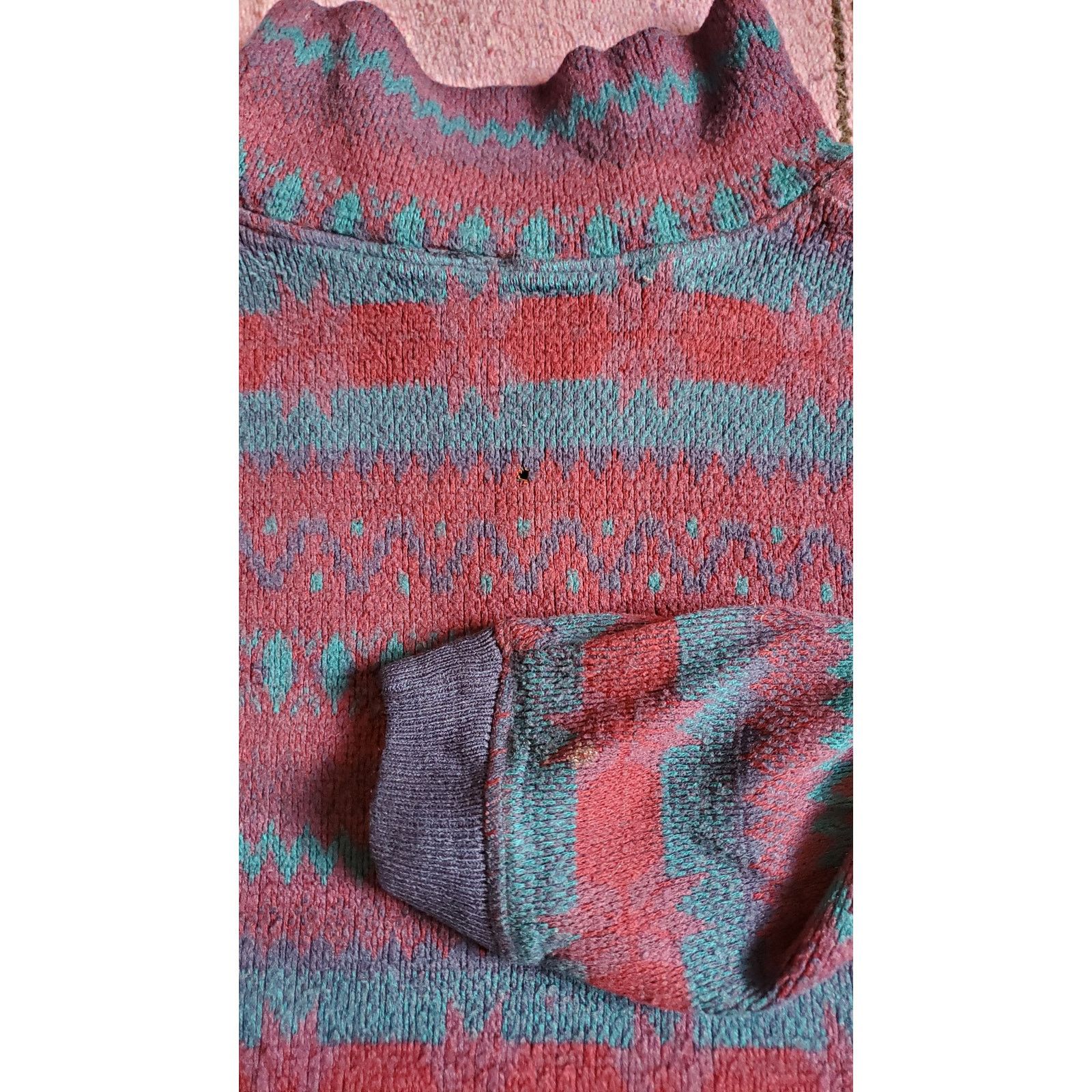 Vintage Vintage Santana Quarter Zip Pullover Sweater M Size US M / EU 48-50 / 2 - 4 Thumbnail