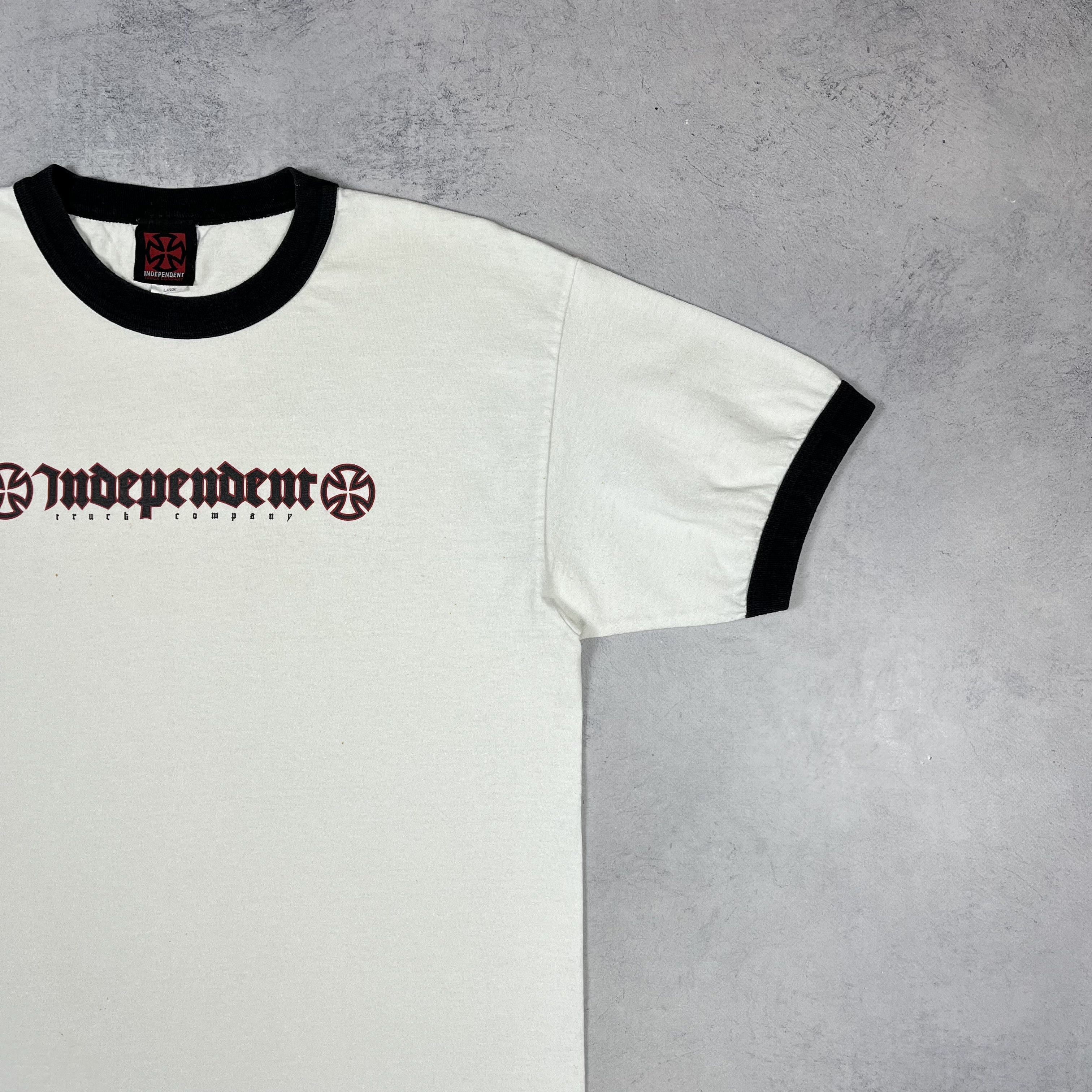 Independent Truck Co. Vintage Independent SK8 Big Logo T Shirt 2000’s Size US L / EU 52-54 / 3 - 3 Thumbnail