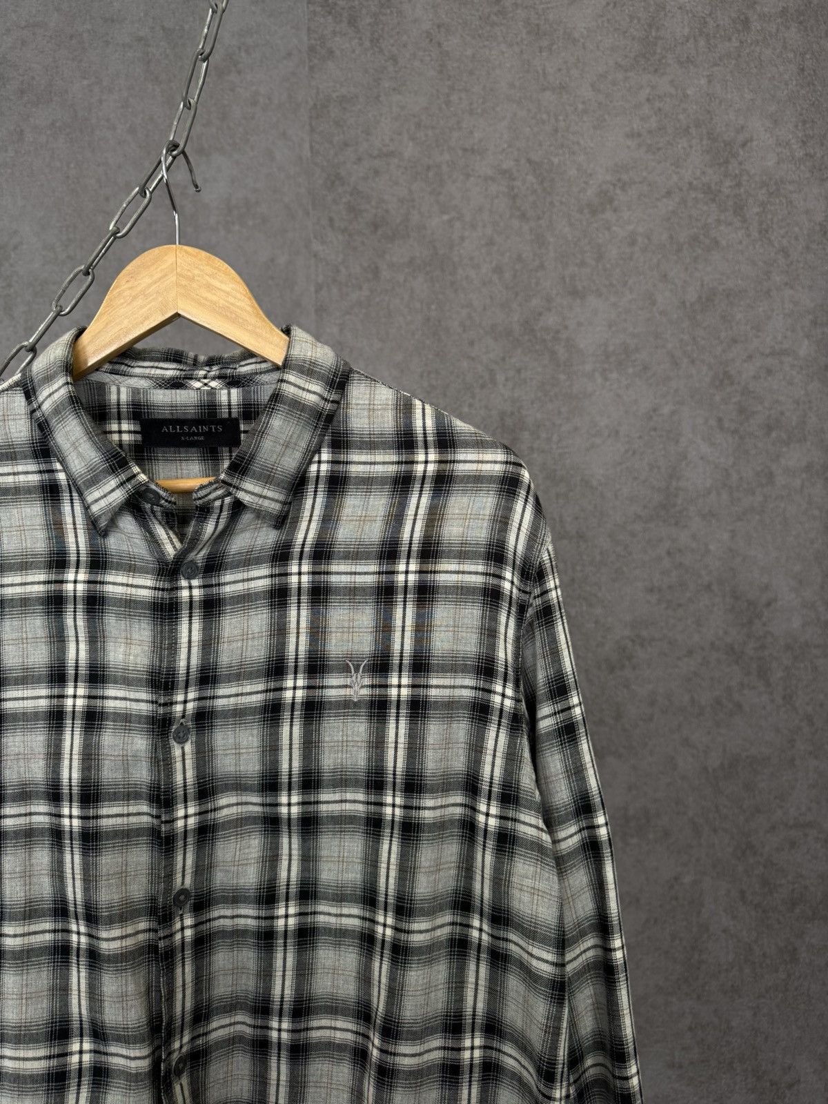 Allsaints Allsaints designer logo shirt Size US XL / EU 56 / 4 - 2 Thumbnail
