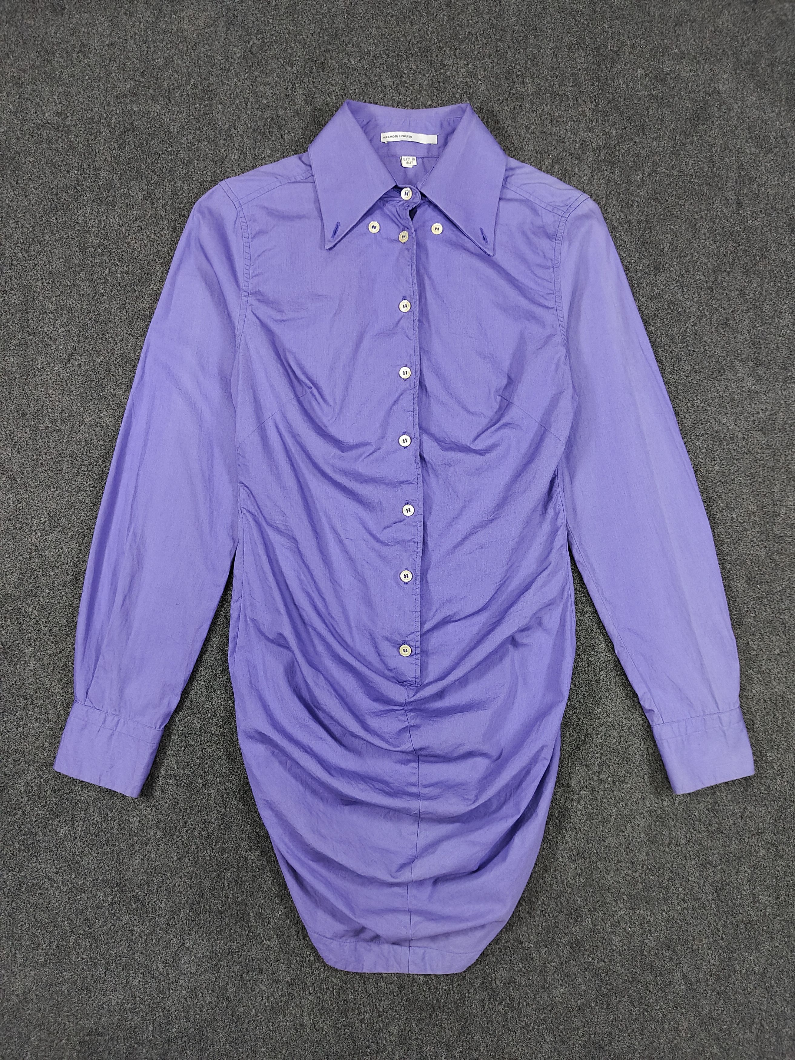 Alexander McQueen ARCHIVED- 90s Alexander McQueen 3D Shaped Bustel Shirt Size M / US 6-8 / IT 42-44 - 5 Thumbnail