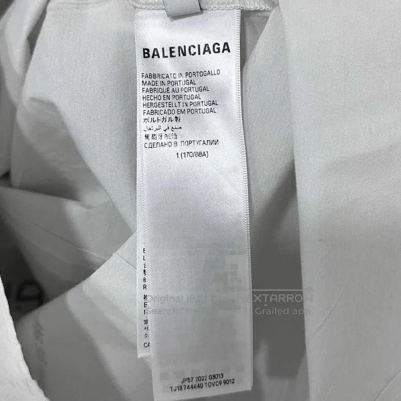 Balenciaga Balenciaga Load error glossy round neck short sleeve Size US L / EU 52-54 / 3 - 5 Thumbnail