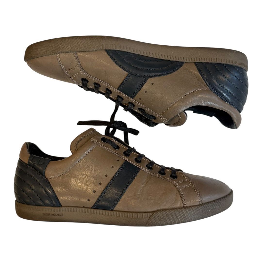 Dior Dior Homme Autumn 2005 by Hedi Slimane Calfskin Army Trainer Size US 8.5 / EU 41-42 - 2 Thumbnail