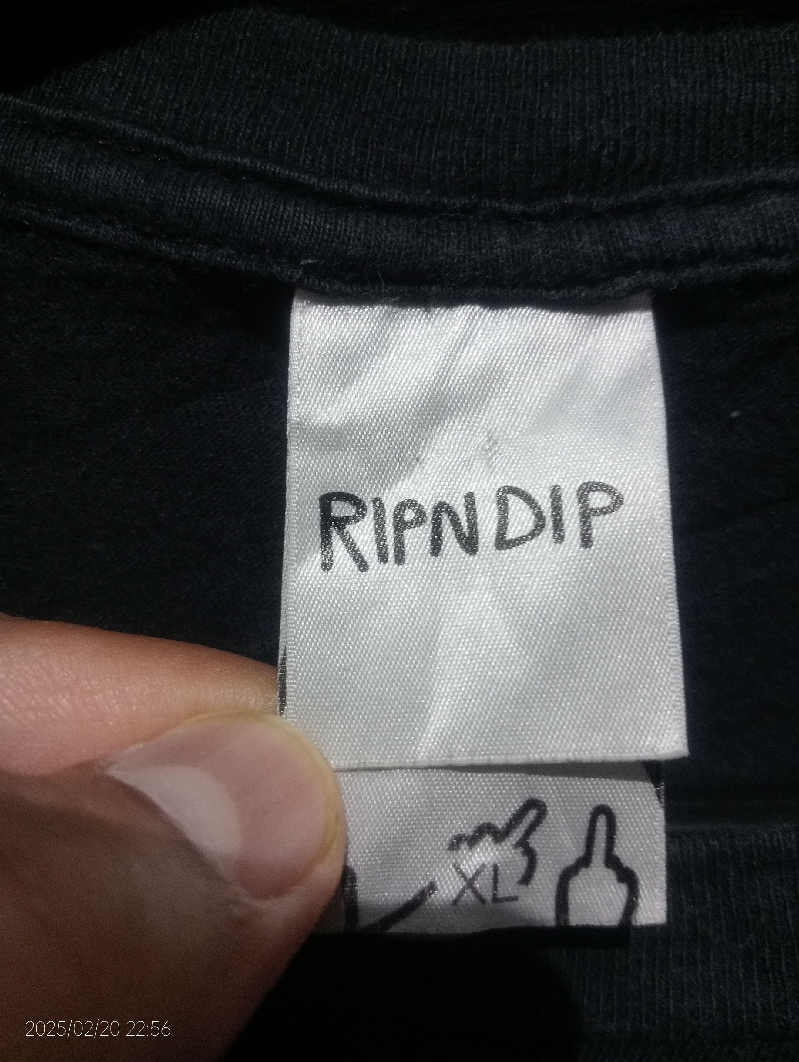 RIPNDIP Vintage Rip N Dip Single Pocket Tee Very Rare Size US XL / EU 56 / 4 - 2 Thumbnail