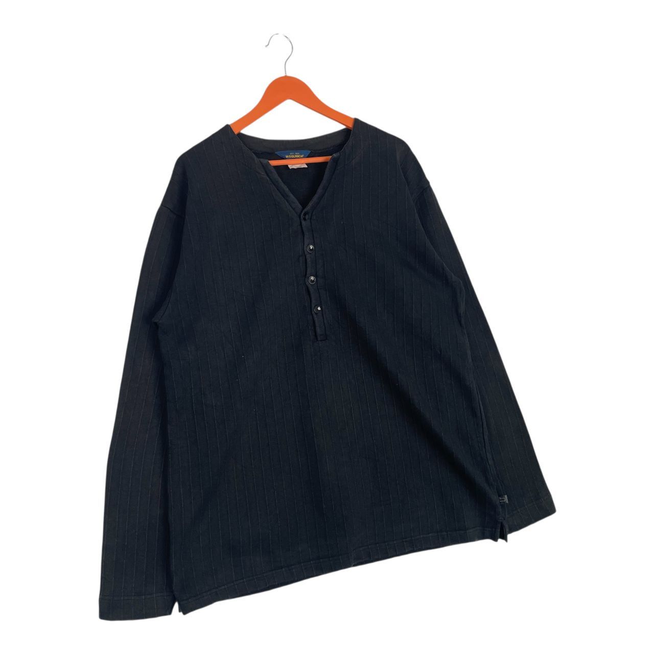 Woolrich Woolen Mills Vintage Woolrich Half Button Pullover Sweatshirt Size US L / EU 52-54 / 3 - 2 Thumbnail