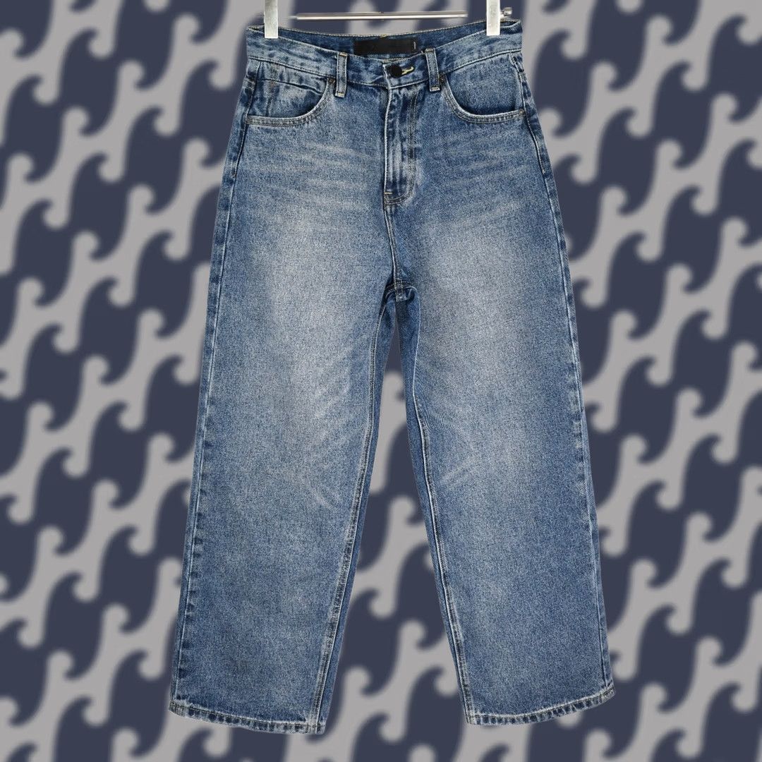 Alexander Wang DENIM ALEXANDER WANG Cult Duo Jeans Women's 27 Blue Cotton Denim Cropped Regular Size 27 Womens Size 27" / US 4 / IT 40 - 1 Thumbnail