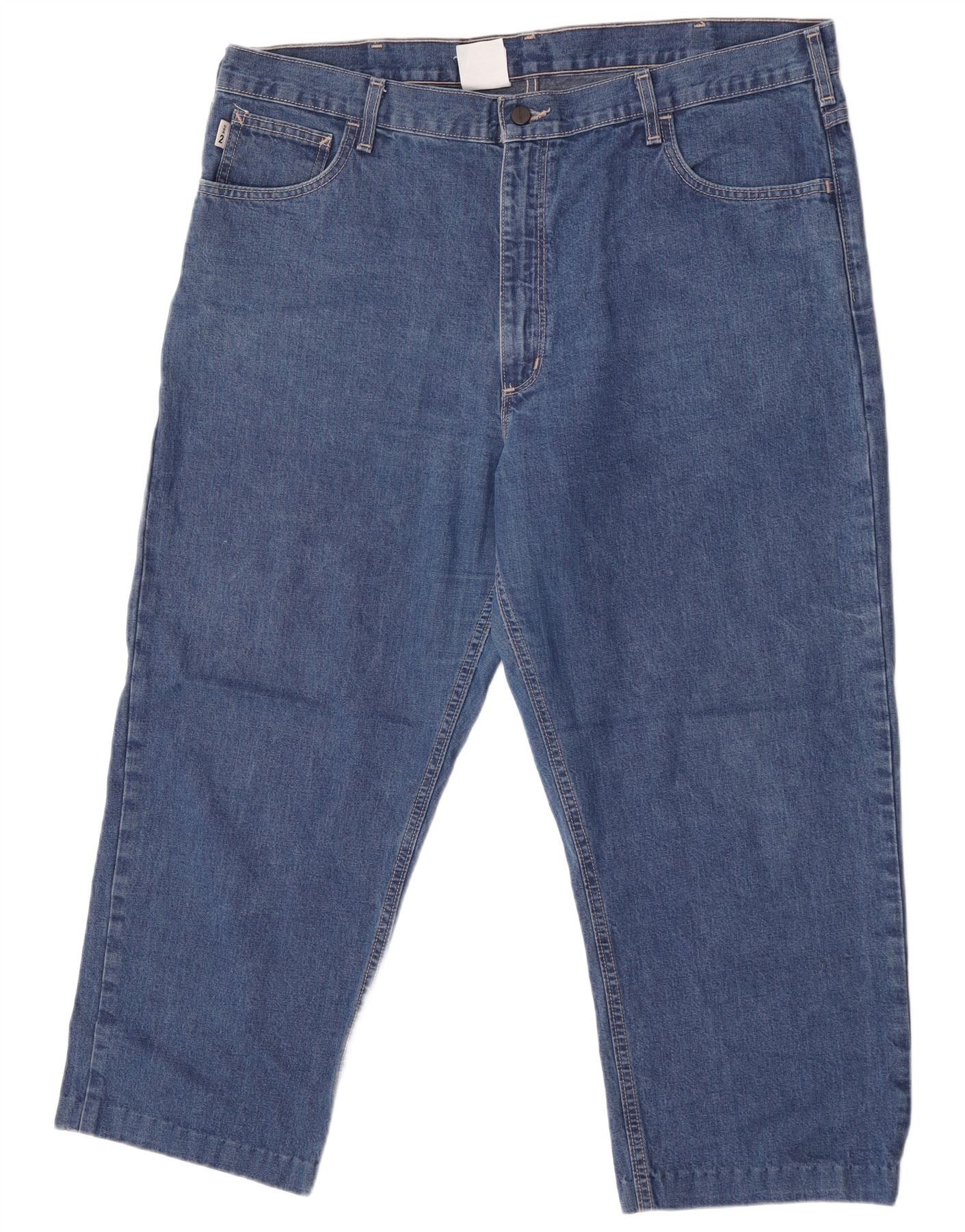 Carhartt Mens Cropped Jeans W42 L26 Blue Size US 34 / EU 50 - 1 Thumbnail