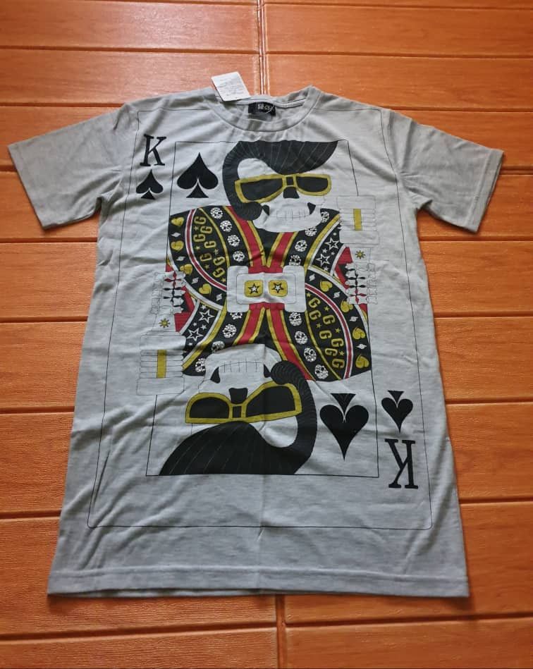 Japanese Brand Glad News skull grey colour shirt Size US S / EU 44-46 / 1 - 5 Thumbnail