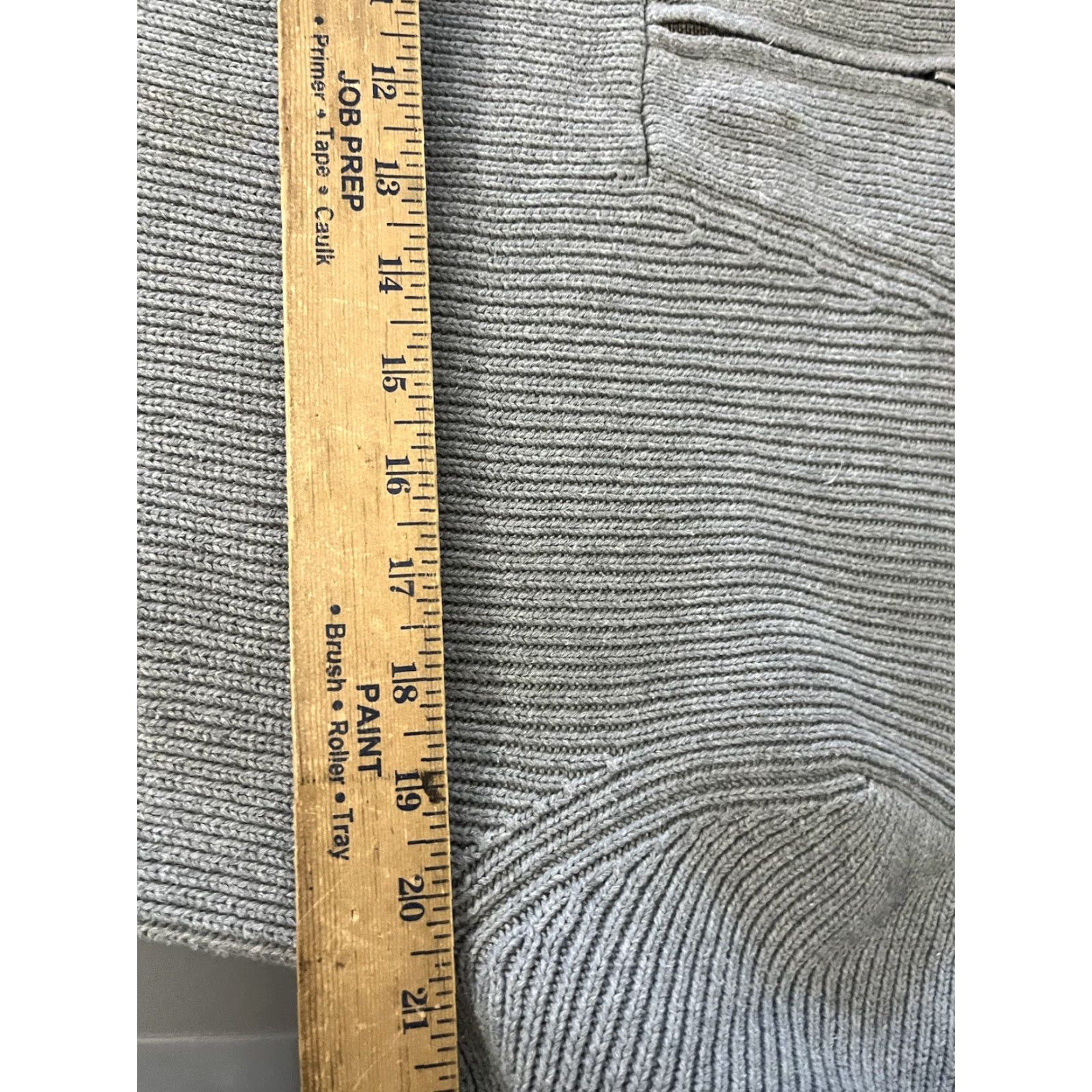 Banana Republic Banana Republic Womens Gray Chunky Knit Cardigan Small V-Neck Long Sleeve Size S / US 4 / IT 40 - 5 Thumbnail