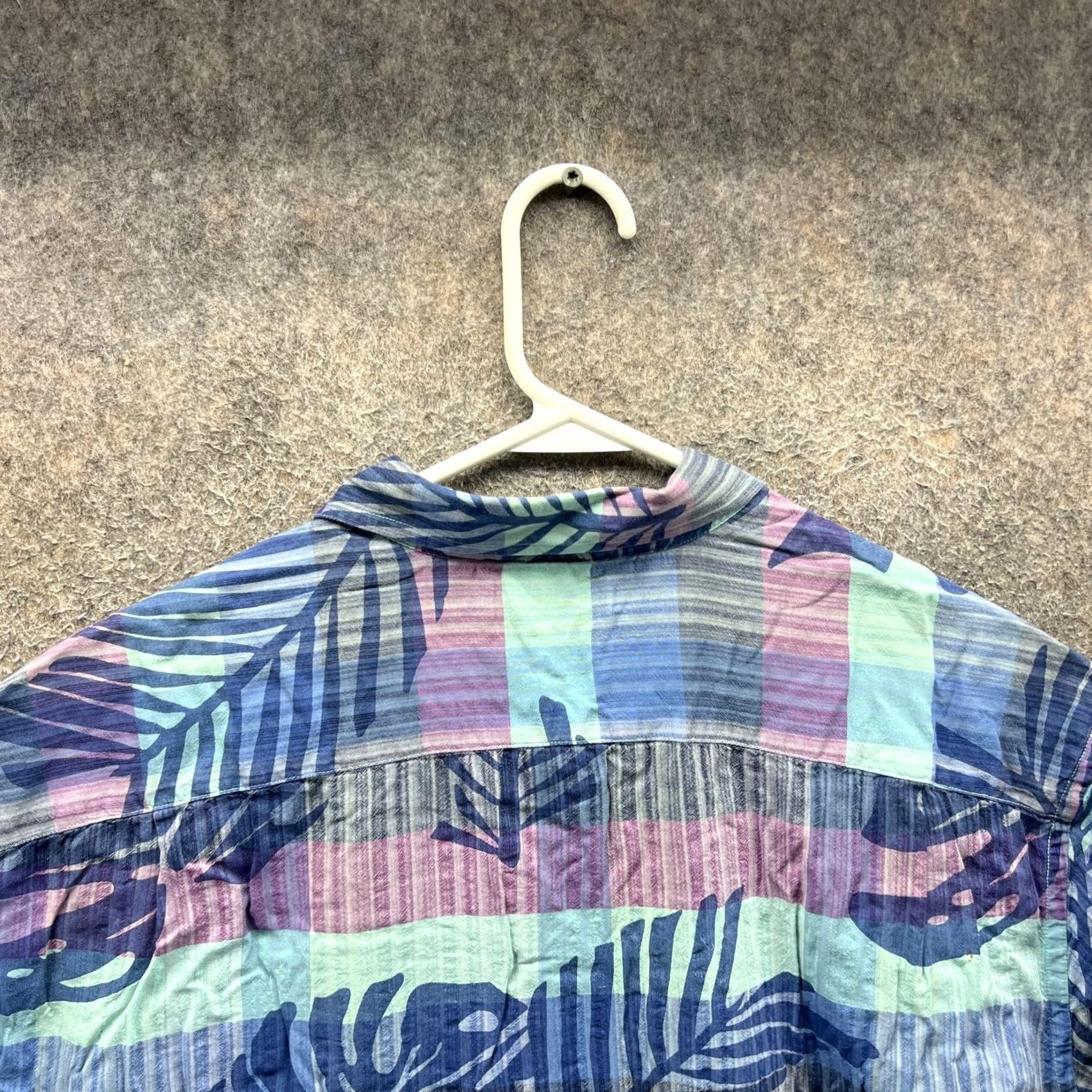 Nautica Nautica Shirt Mens L Multicolor Floral Hawaiian Short Sleeve Button Front Shirt Size US L / EU 52-54 / 3 - 6 Thumbnail