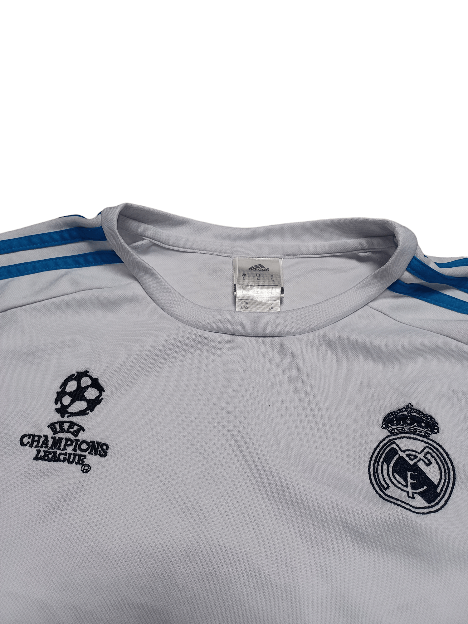 Adidas REAL MADRID X ADIDAS X CHAMPIONS LEAGUE WHITE SWEATSHIRT Size US L / EU 52-54 / 3 - 4 Thumbnail