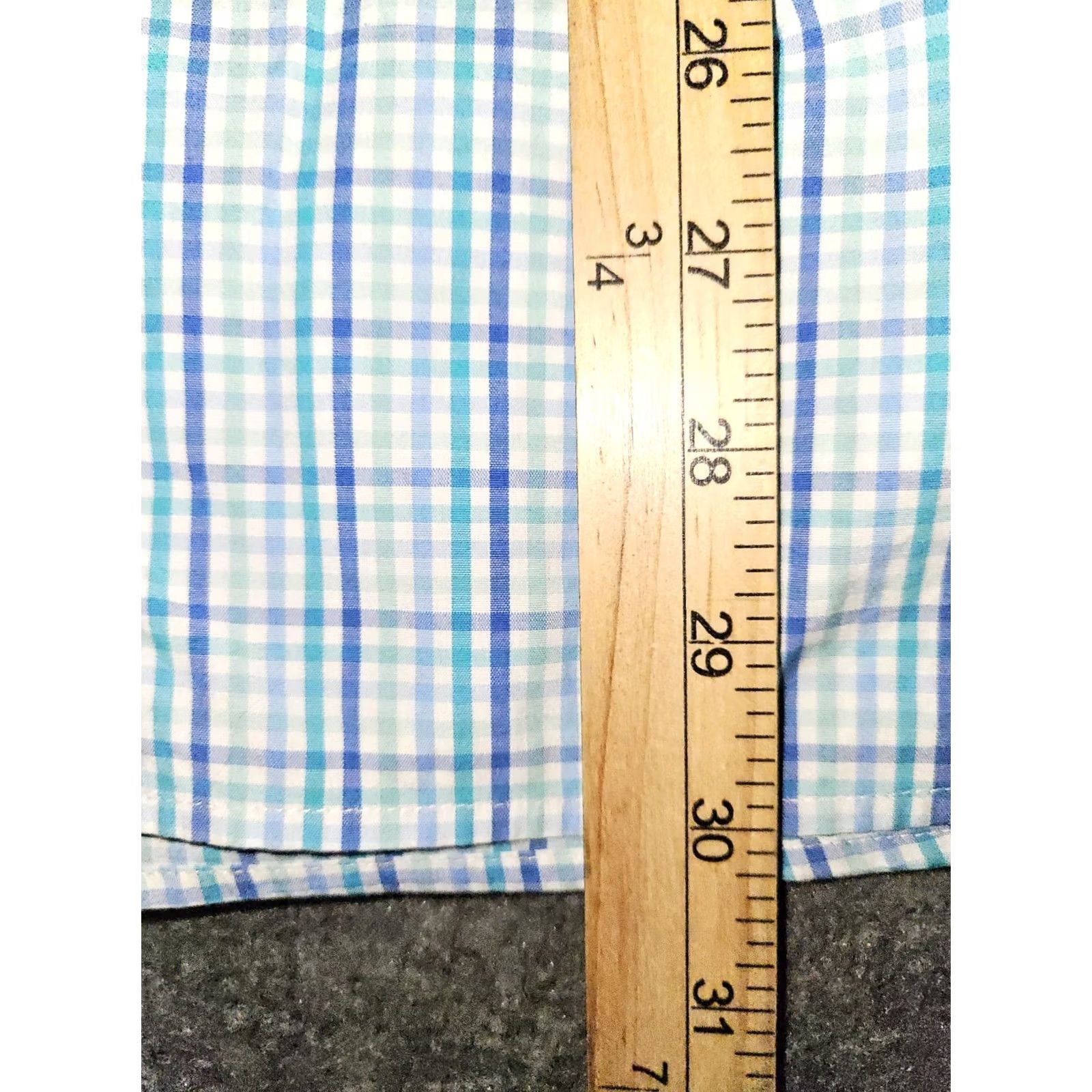 Southern Tide Southern Tide Button-Down Shirt XL Classic Fit Long Sleeve Plaid Check Blue Mens Button-Up Collared 52 in Chest Regular Colorful Preppy Size US XL / EU 56 / 4 - 4 Thumbnail