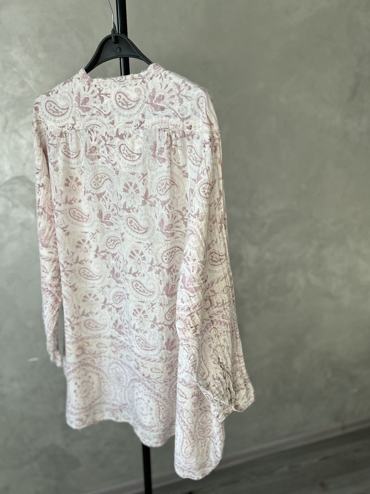 Magnolia Pearl Magnolia Pearl Idgy Blockprint Paisley Shirt/Blouse Size ONE SIZE - 9 Thumbnail