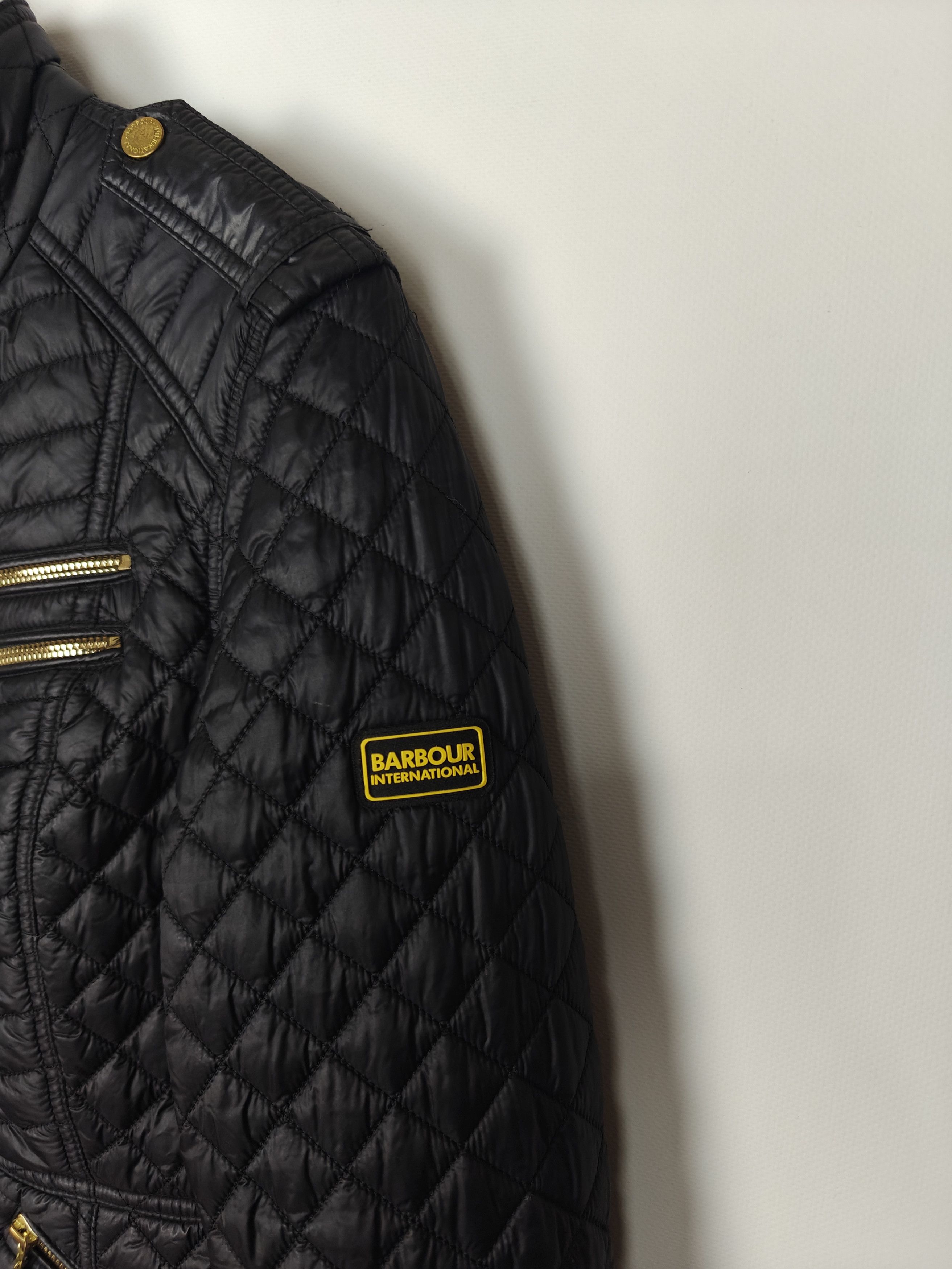 Barbour Barbour International Jacket Weld Quilt Black US 8/EU 38 Size M / US 6-8 / IT 42-44 - 7 Thumbnail