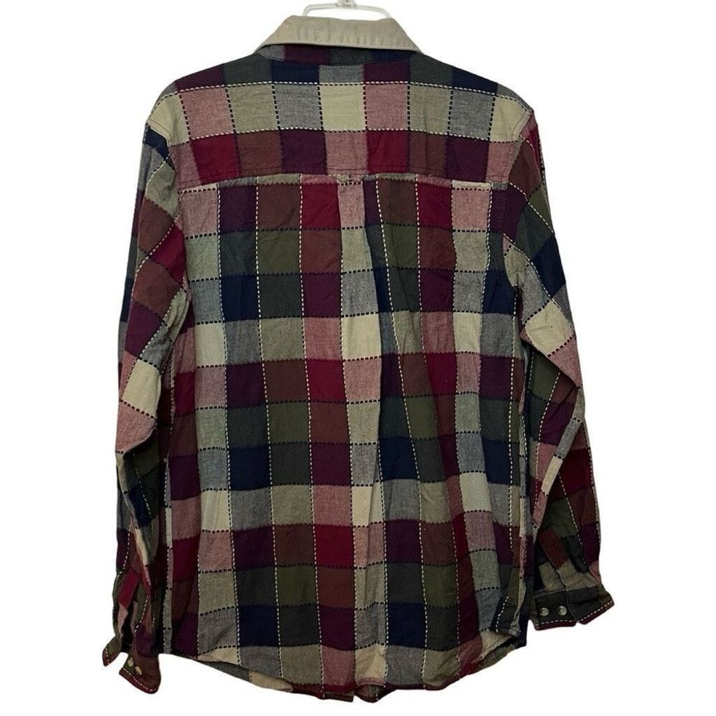 Vintage Vtg Bobbie Brooks Fall Leaves Plaid Button Up Shirt Sz L Size L / US 10 / IT 46 - 6 Thumbnail