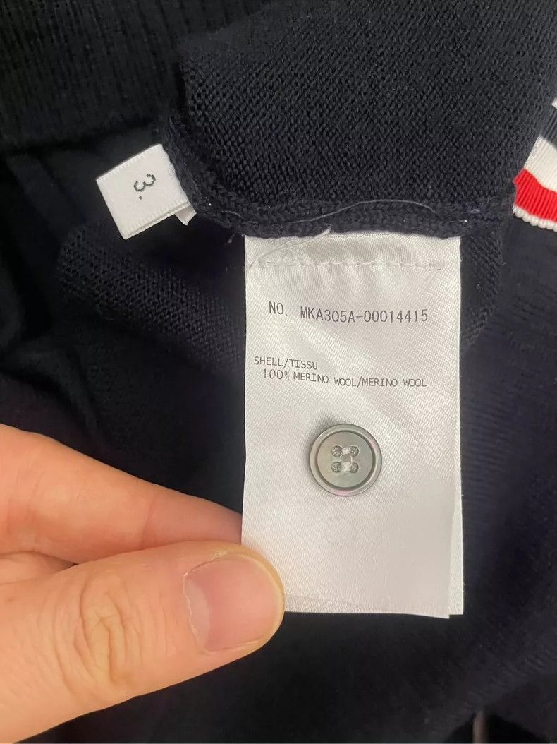 Thom Browne Thom Browne size3 A wool turtleneck sweater Size US L / EU 52-54 / 3 - 6 Thumbnail