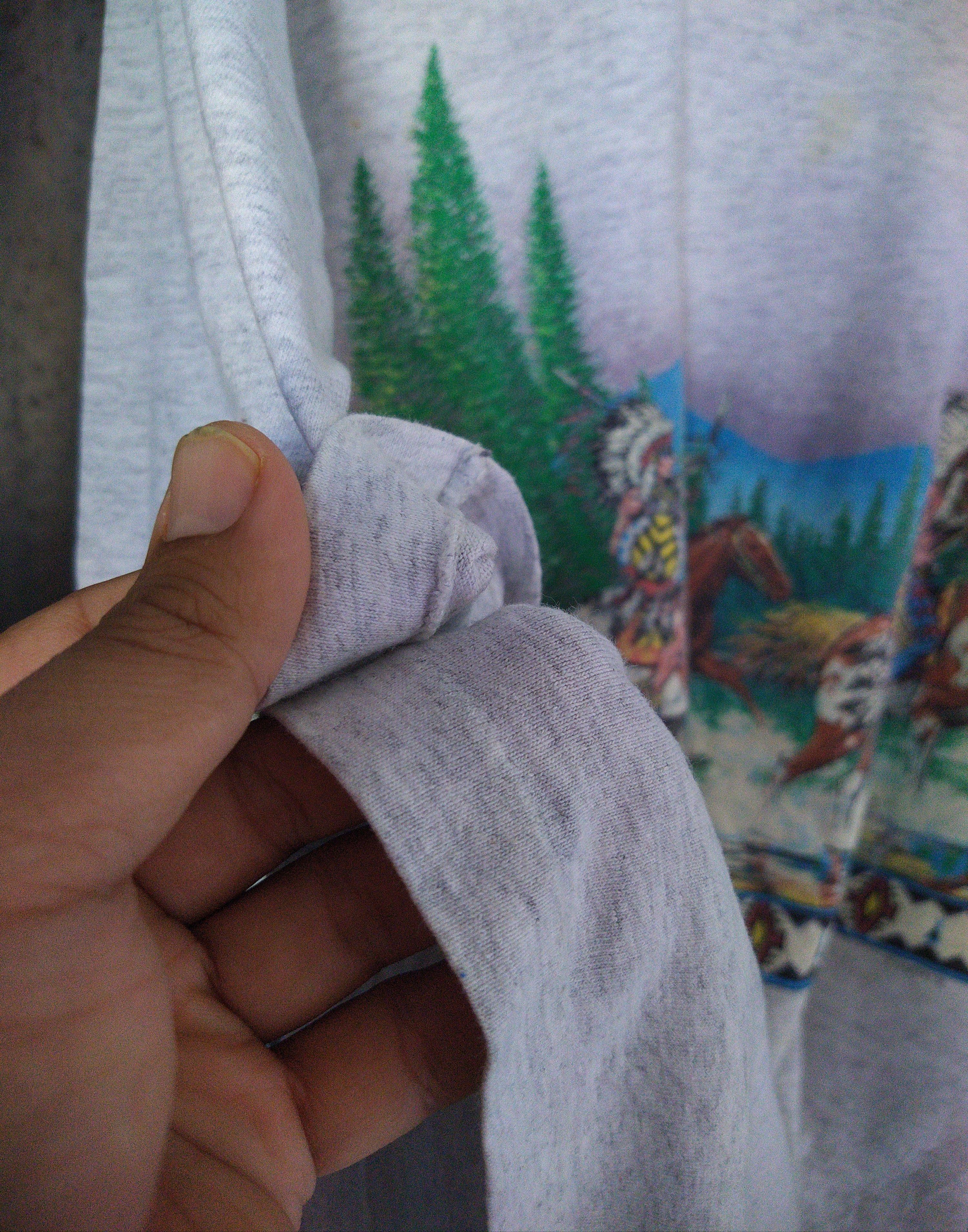 Vintage Vintage 91’ Habitat Native American Art All Over Print Tee Size US XL / EU 56 / 4 - 4 Thumbnail