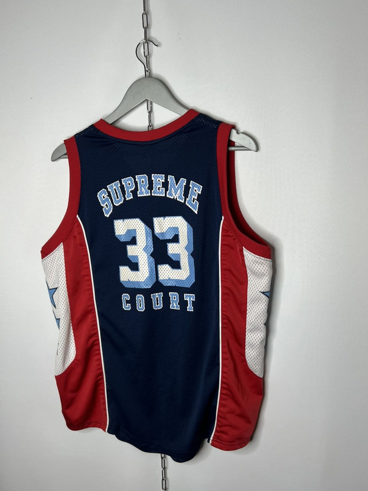 Nike 🔥 Rare Vintage Nike 90s Supreme Court Tank Top Vest #33 🔥 Size US M / EU 48-50 / 2 - 7 Thumbnail
