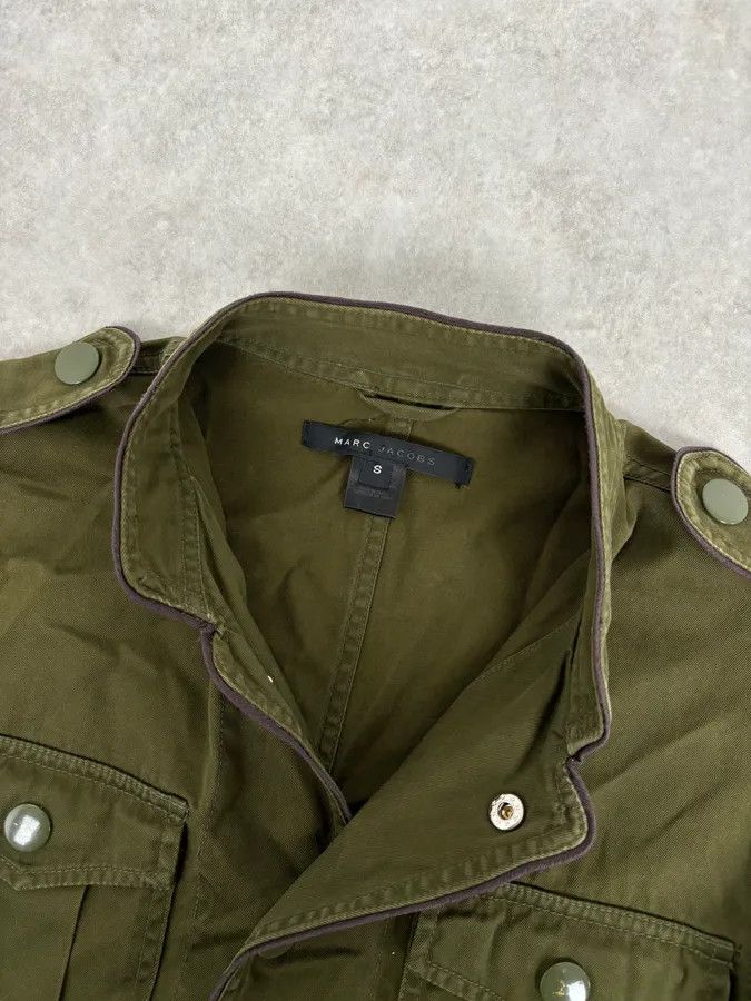 Marc Jacobs 2010s Marc Jacobs Olive Military Field Officer Jacket Size US M / EU 48-50 / 2 - 9 Thumbnail