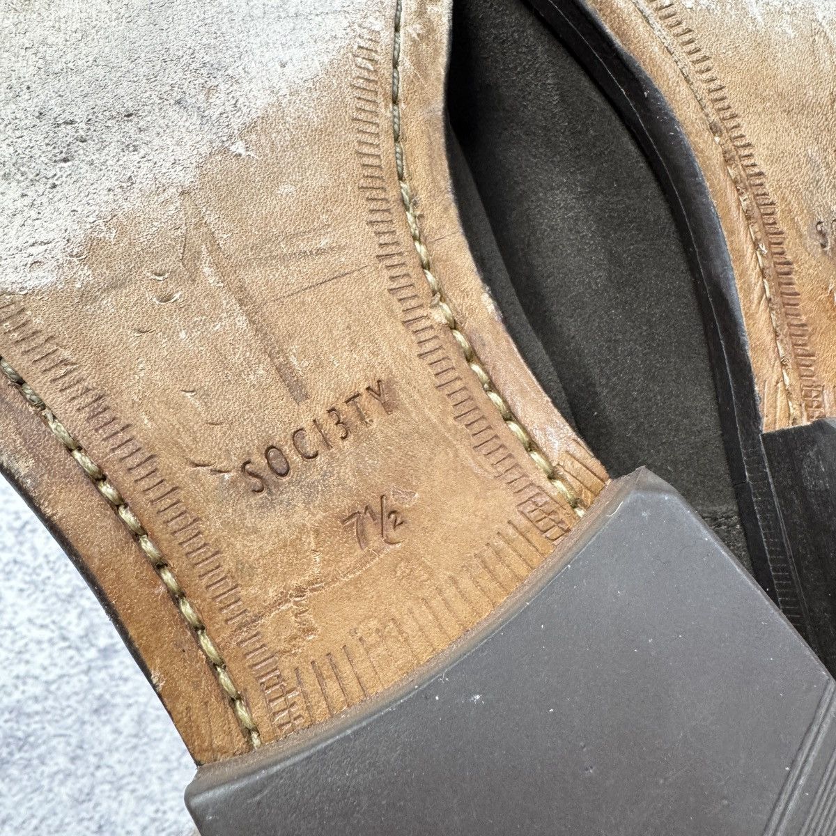 Designer Soci3ty Brown Suede Double Monks US8.5 UK7.5 EU41.5 Size US 8.5 / EU 41-42 - 11 Thumbnail