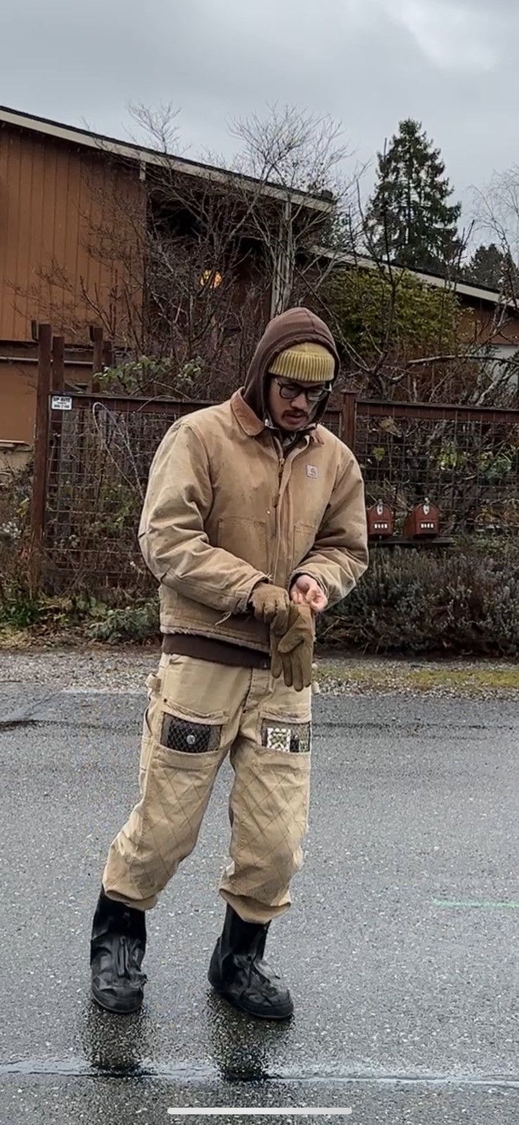 Carhartt Thrashed 90’s Arctic Faded Dirty Work Jacket Detroit Size US L / EU 52-54 / 3 - 20 Thumbnail