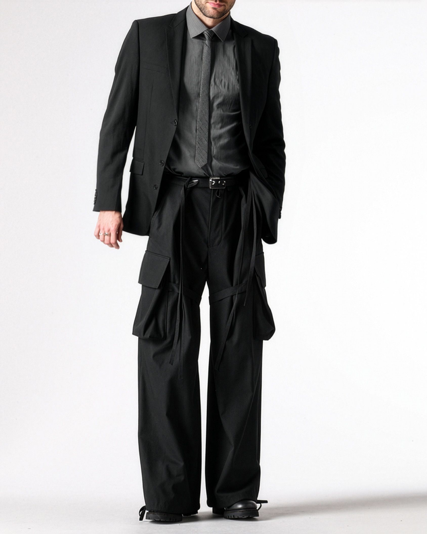 Ann Demeulemeester Iben Cargo Pants Cotton Twill Size US 30 / EU 46 - 3 Thumbnail