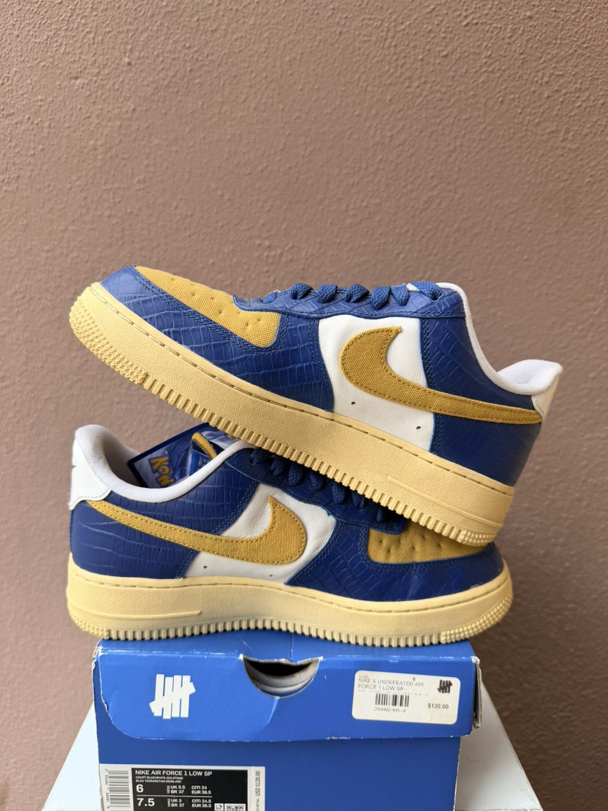 Nike Undefeated x Air Force 1 Low SP Size Mens 6 Dunk vs AF1 Size US 6 / EU 39 - 6 Thumbnail