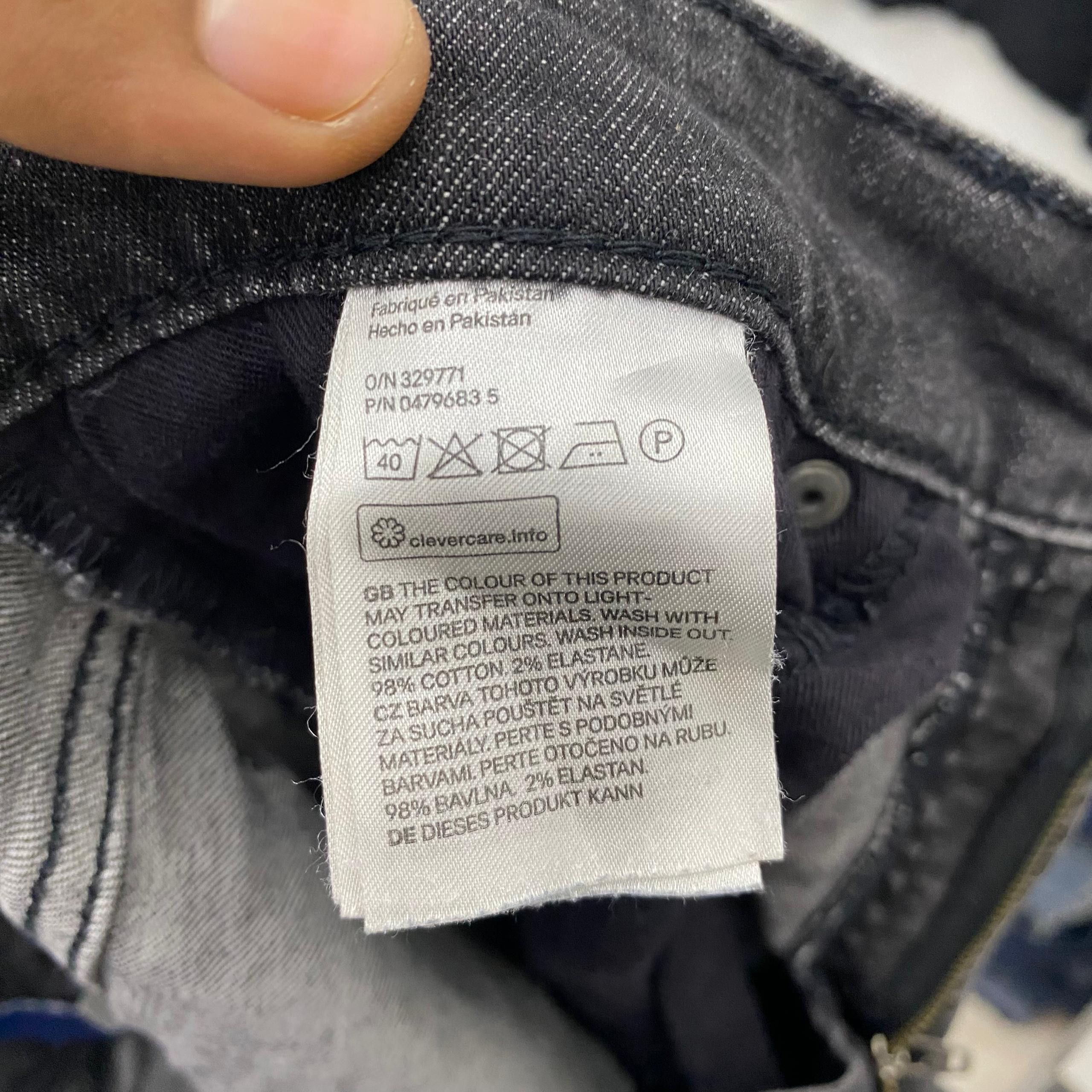 If Six Was Nine 💥Best Offer💥Vintage H&M Japanese Brand Skinny Denim Size US 30 / EU 46 - 15 Thumbnail