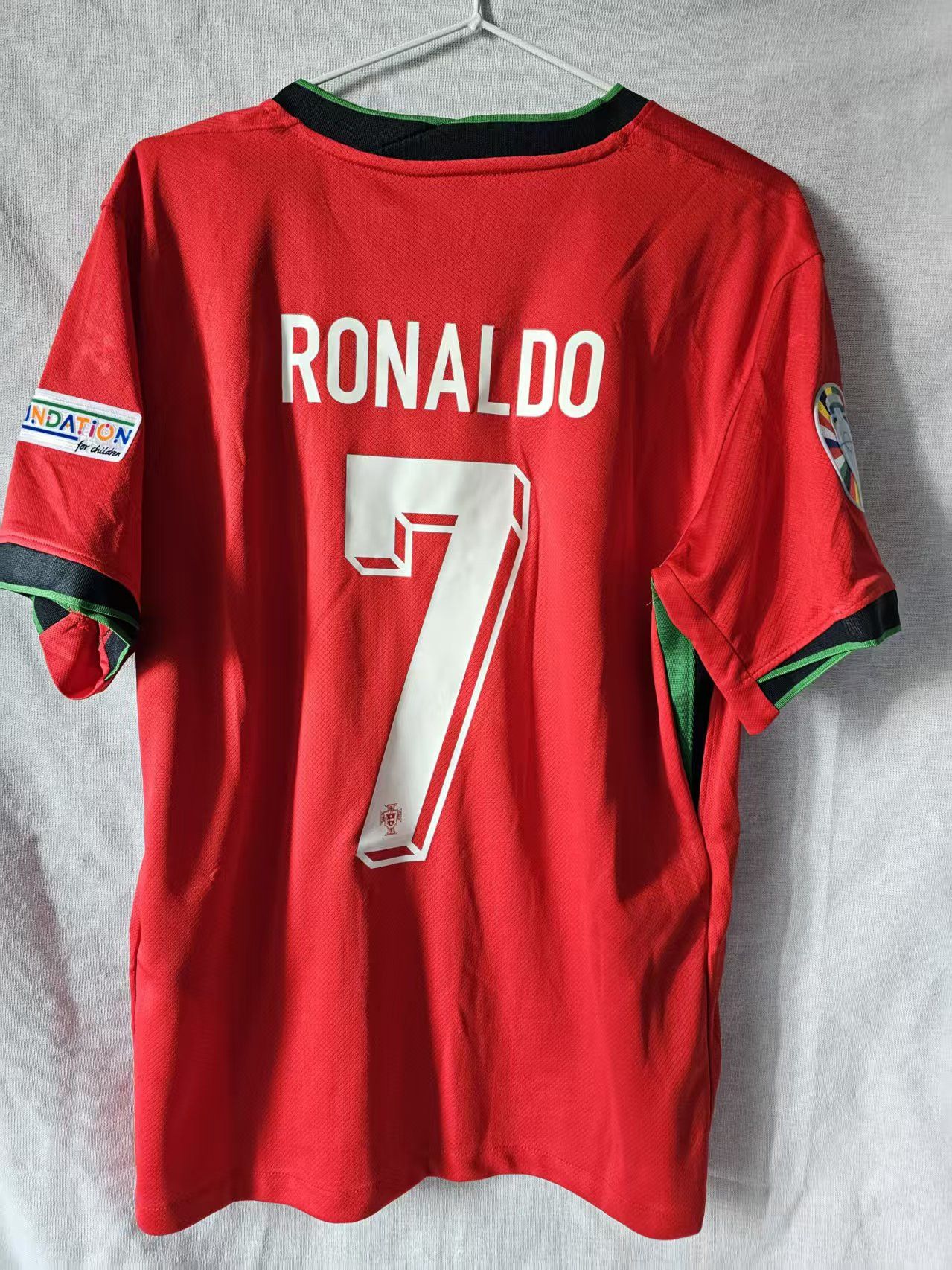 2024 Portugal #7 C Ronaldo Jersey Home S