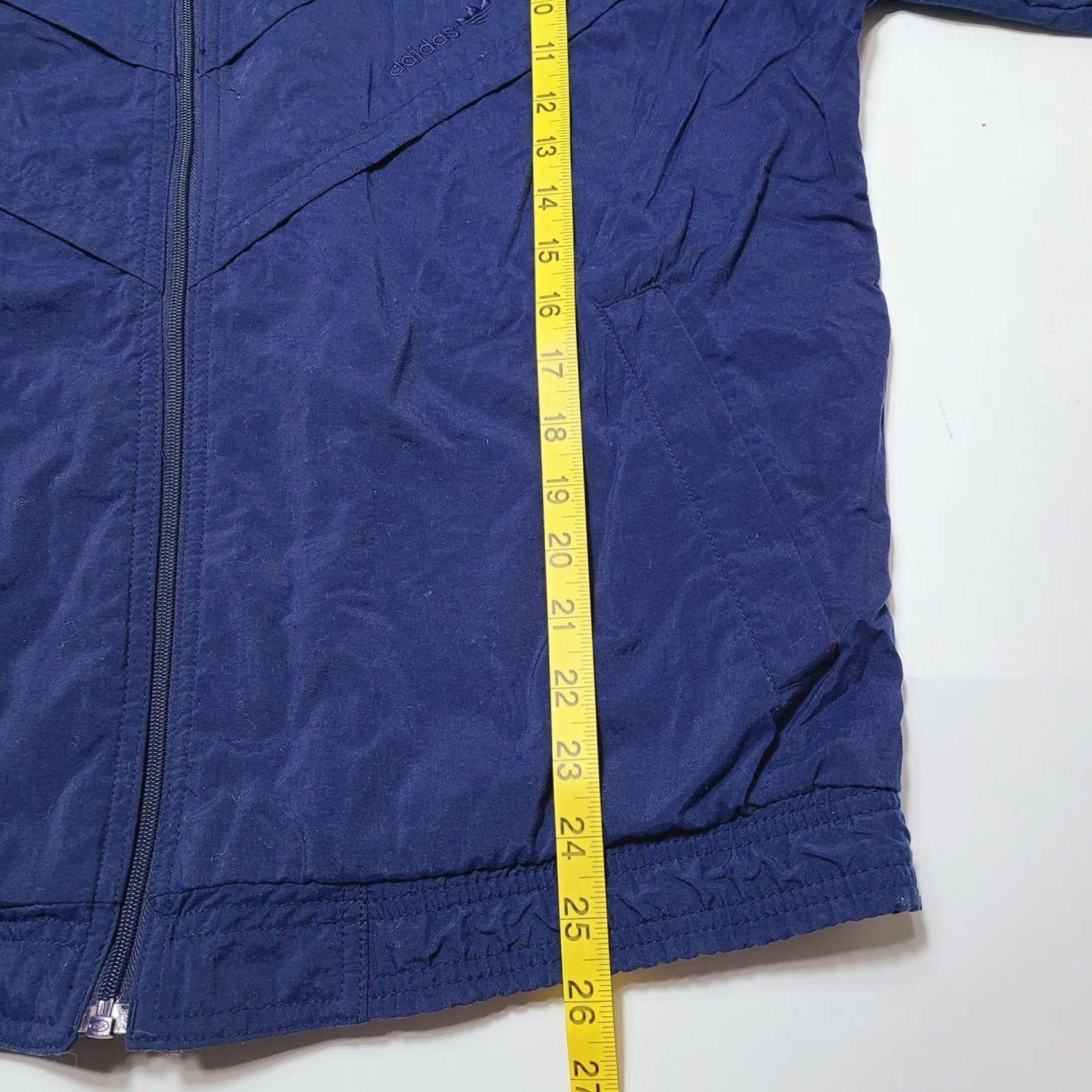 Adidas VINTAGE Adidas Track Jacket Men L 90s Nylon Windbreaker Cotton Lined Blue Embroidered Logo Zipper Windbreaker Size US L / EU 52-54 / 3 - 4 Thumbnail