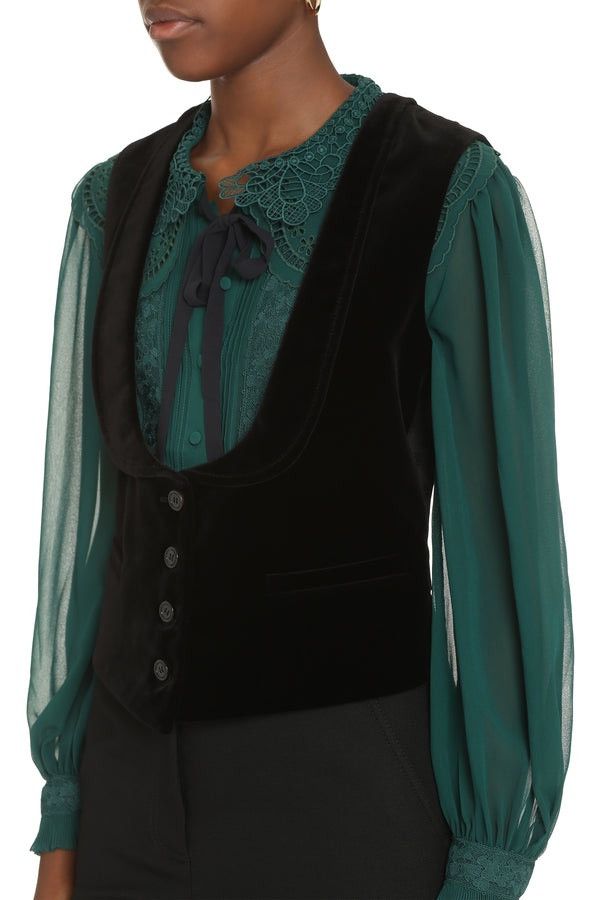 Gucci GUCCI Velvet Vest Size XS / US 0-2 / IT 36-38 - 15 Thumbnail