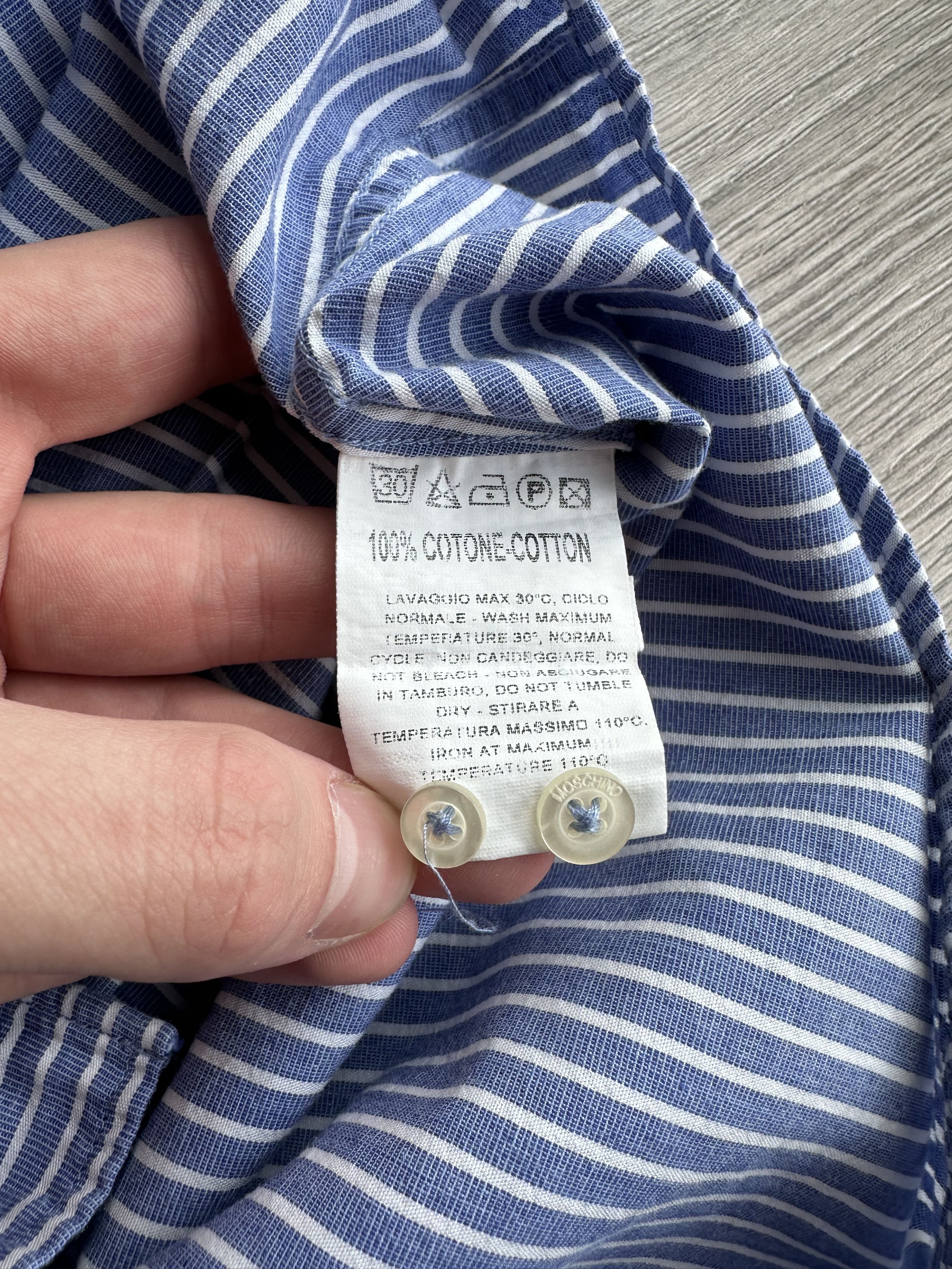 Moschino Moschino Shirt Size US L / EU 52-54 / 3 - 5 Thumbnail