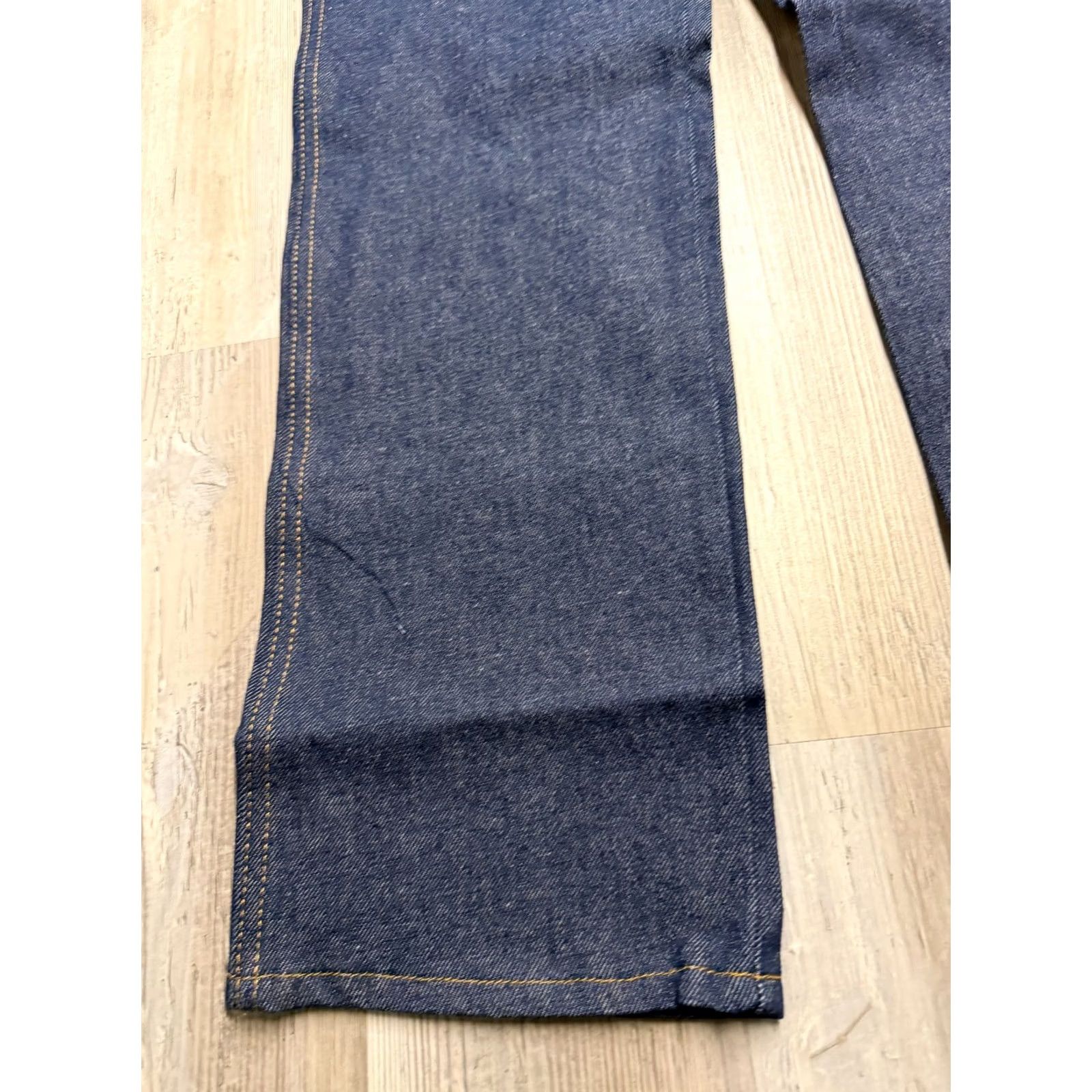 Denime VINTAGE BIG BEN Raw Denim Jeans Dark Indigo Workwear 34x32 NWT NOS Mens Size US 34 / EU 50 - 3 Thumbnail