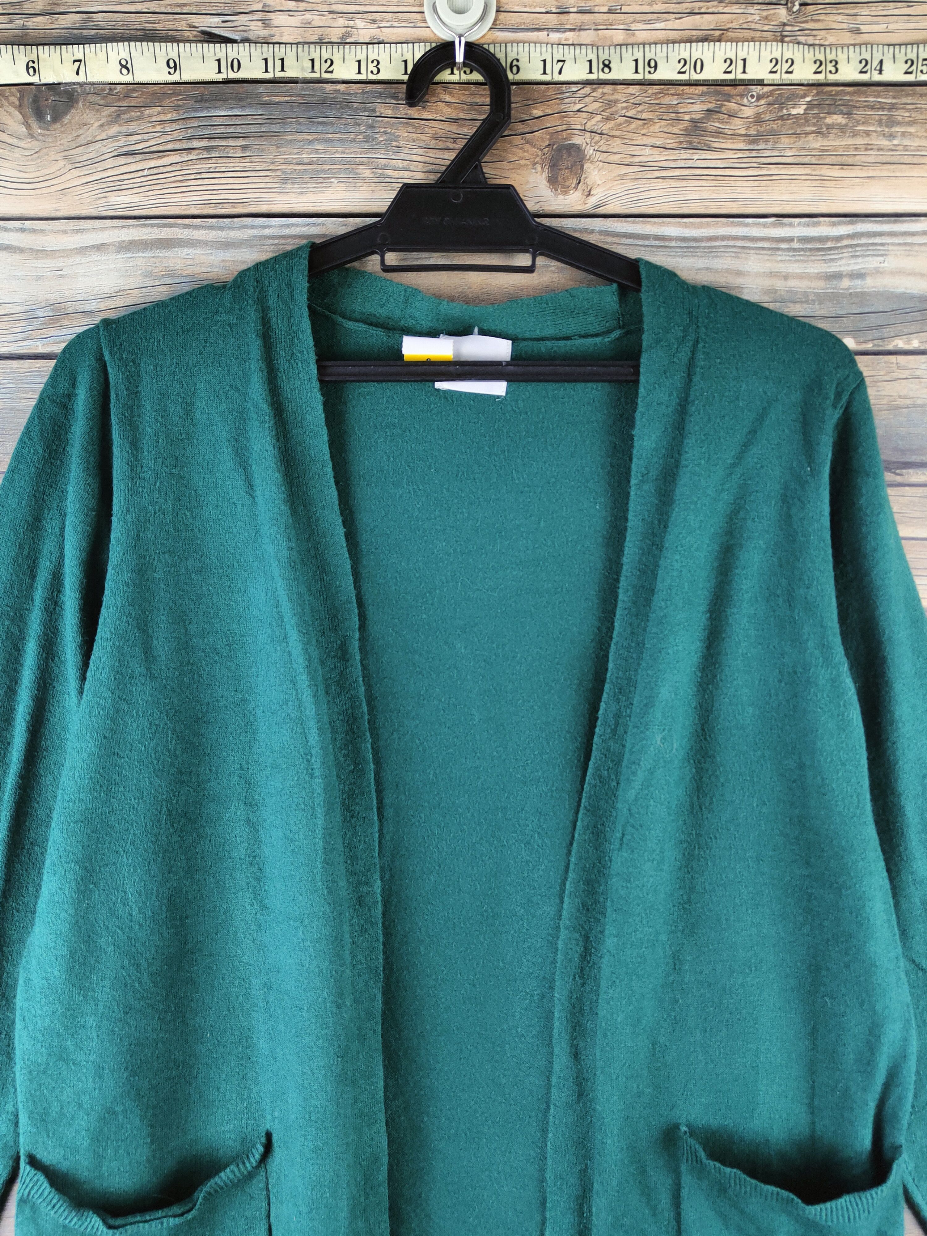 Japanese Brand DL Cascata Green Knitwear Cardigan #46-944 Size M / US 6-8 / IT 42-44 - 2 Thumbnail